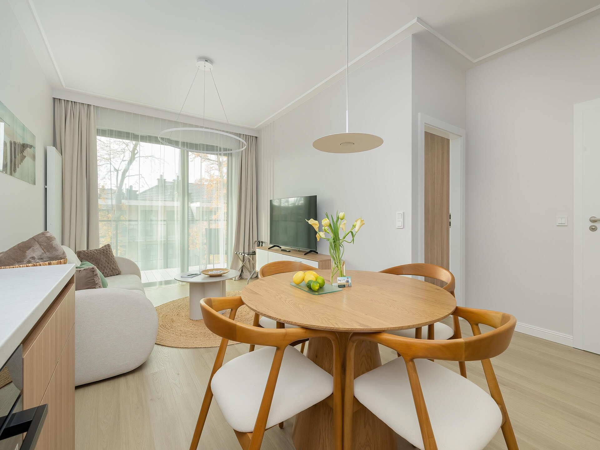 Strandappartement met zijdelings zeezicht, 40m van zee in Niechorze - foto 6