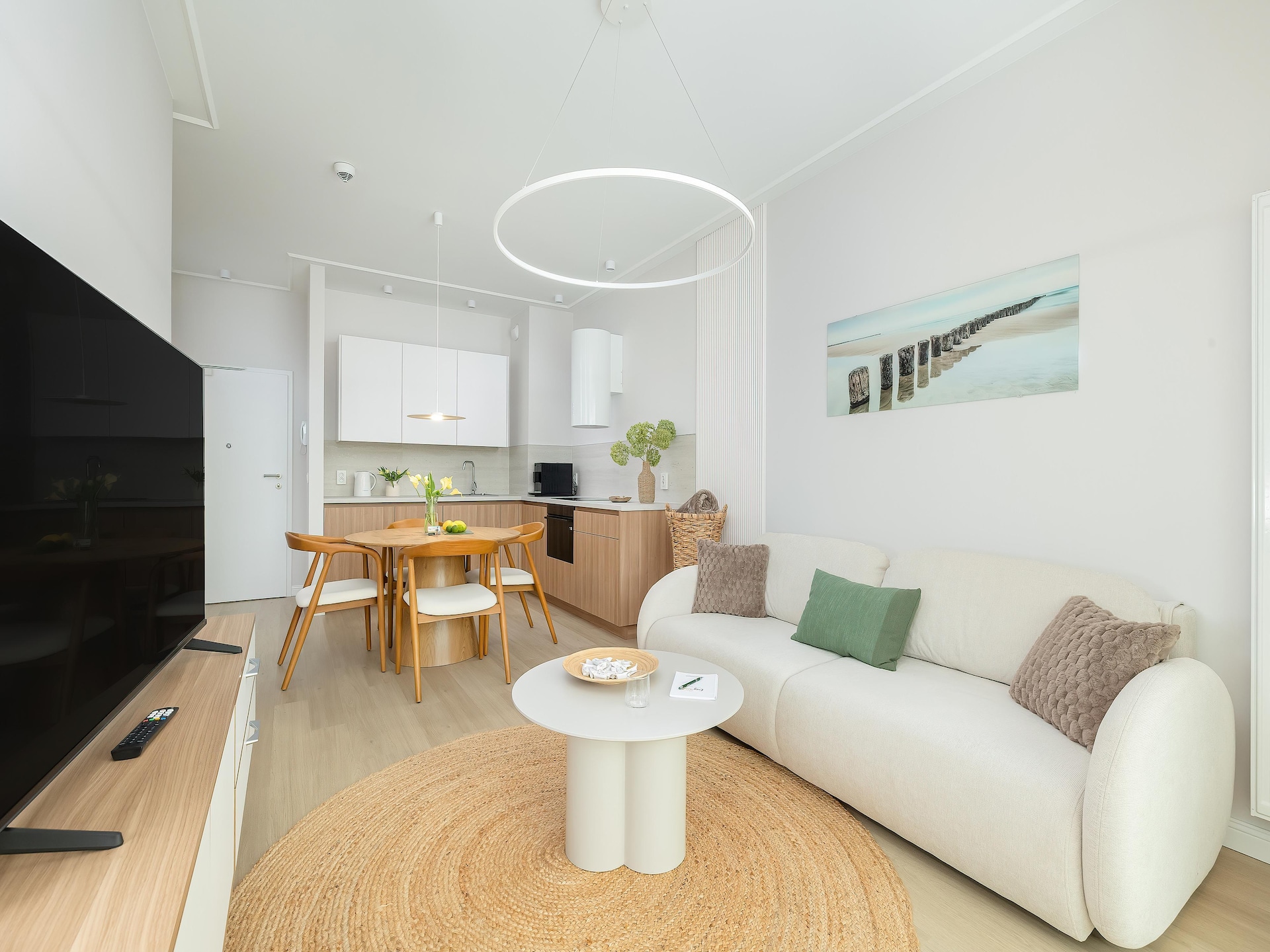 Strandappartement met zijdelings zeezicht, 40m van zee in Niechorze - foto 4