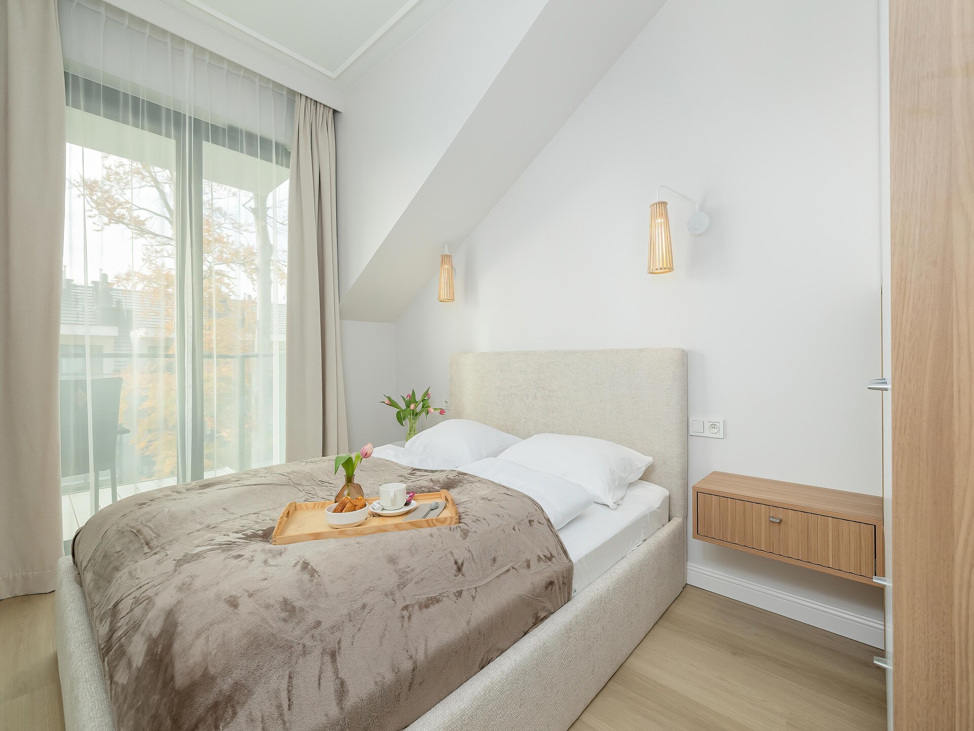 Strandappartement met zijdelings zeezicht, 40m van zee in Niechorze - foto 11
