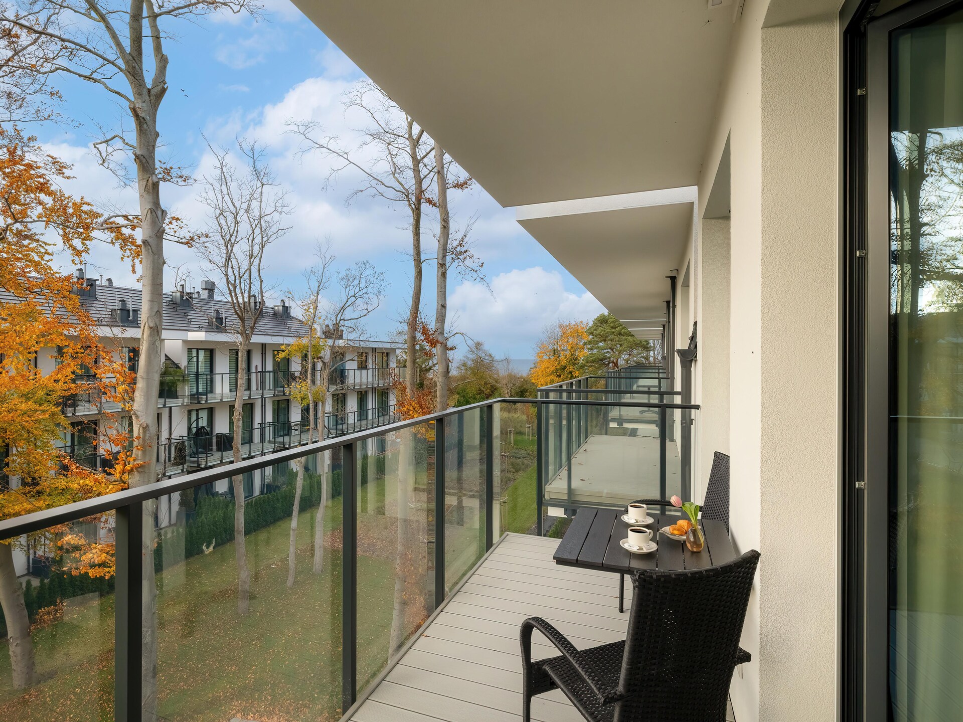 Strandappartement met zijdelings zeezicht, 40m van zee in Niechorze - foto 18