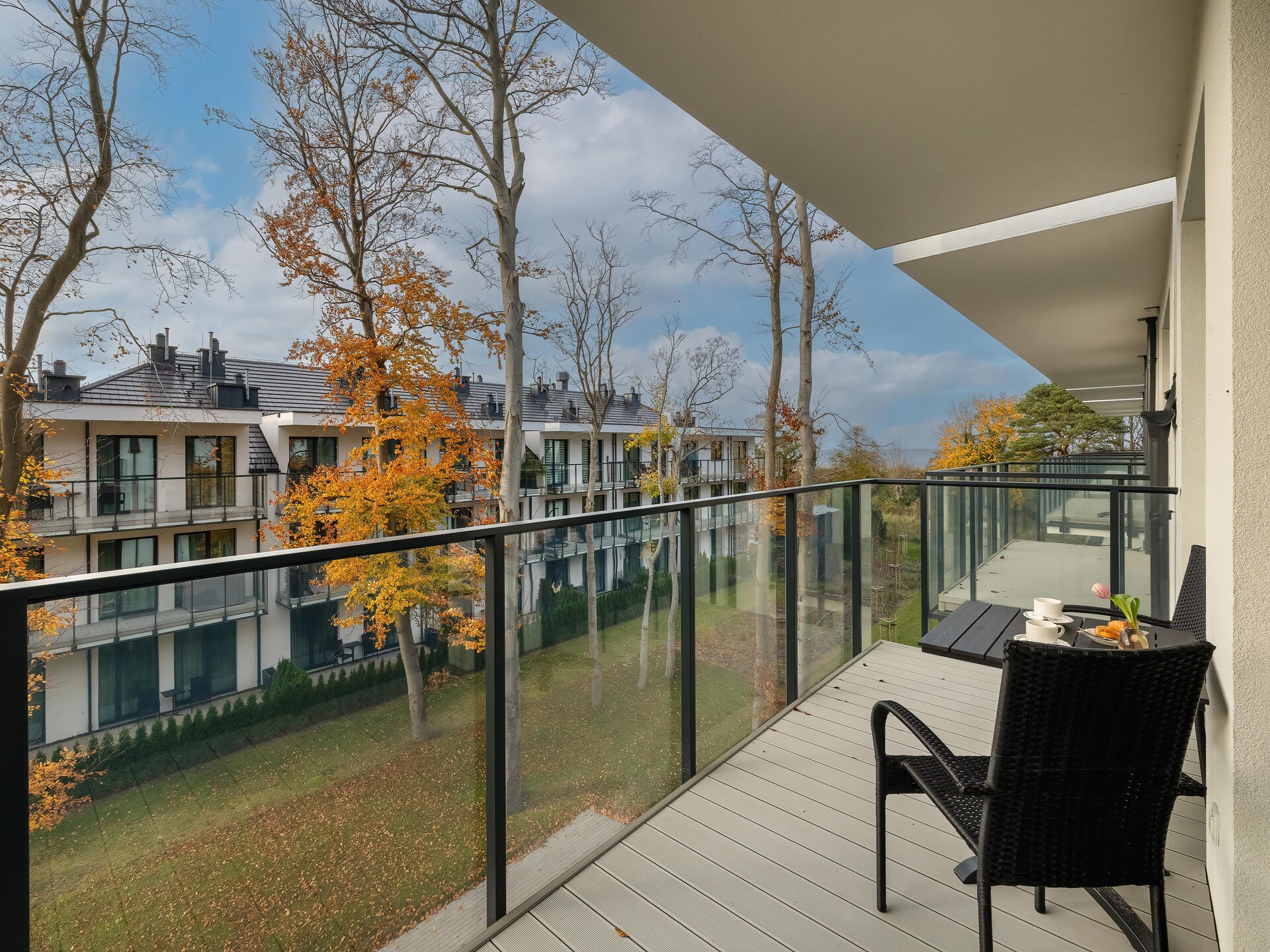 Strandappartement met zijdelings zeezicht, 40m van zee in Niechorze - foto 19