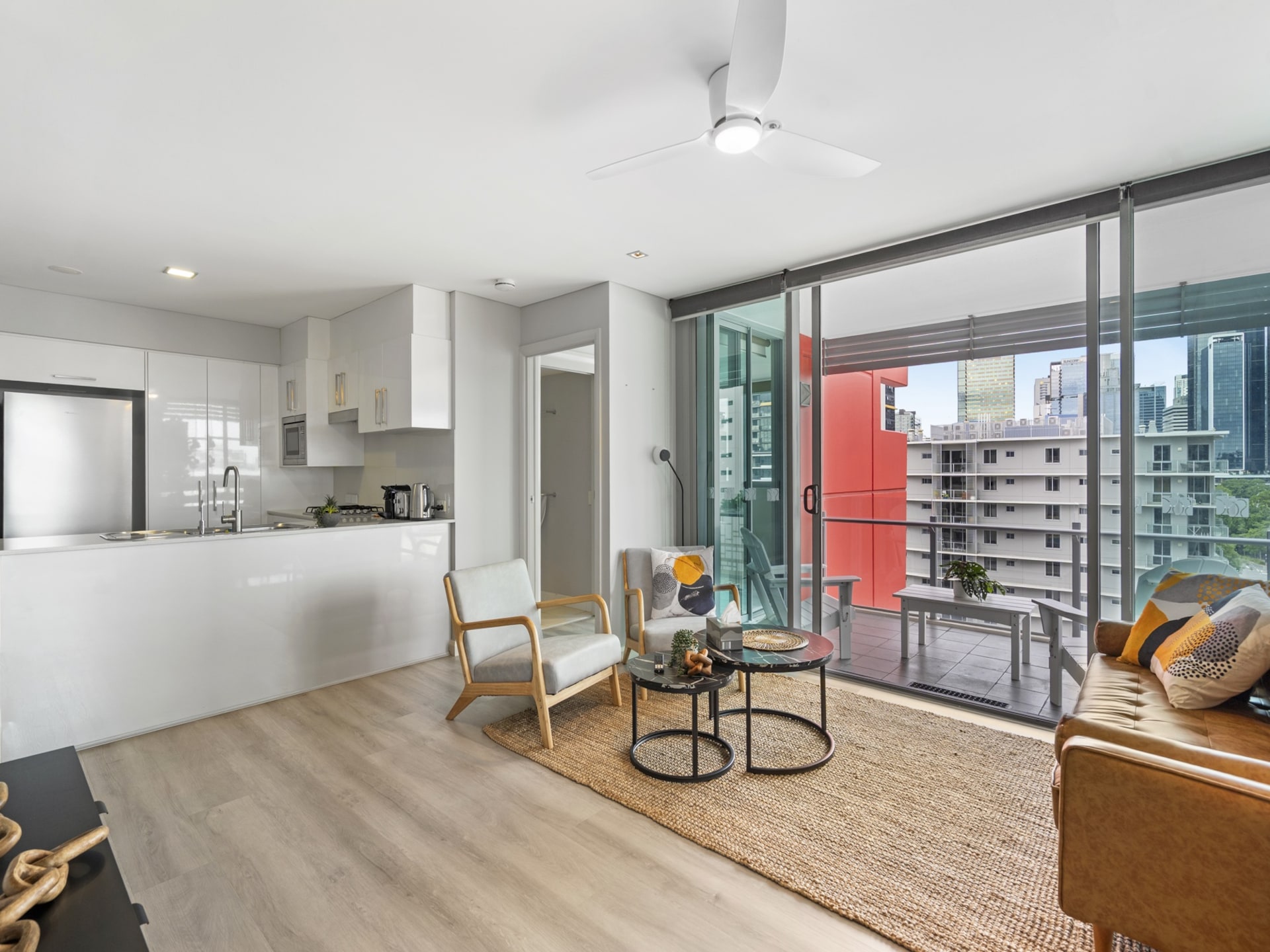 Modern appartement met 2 slaapkamers en dakterraszwembad in South Brisbane - foto 4