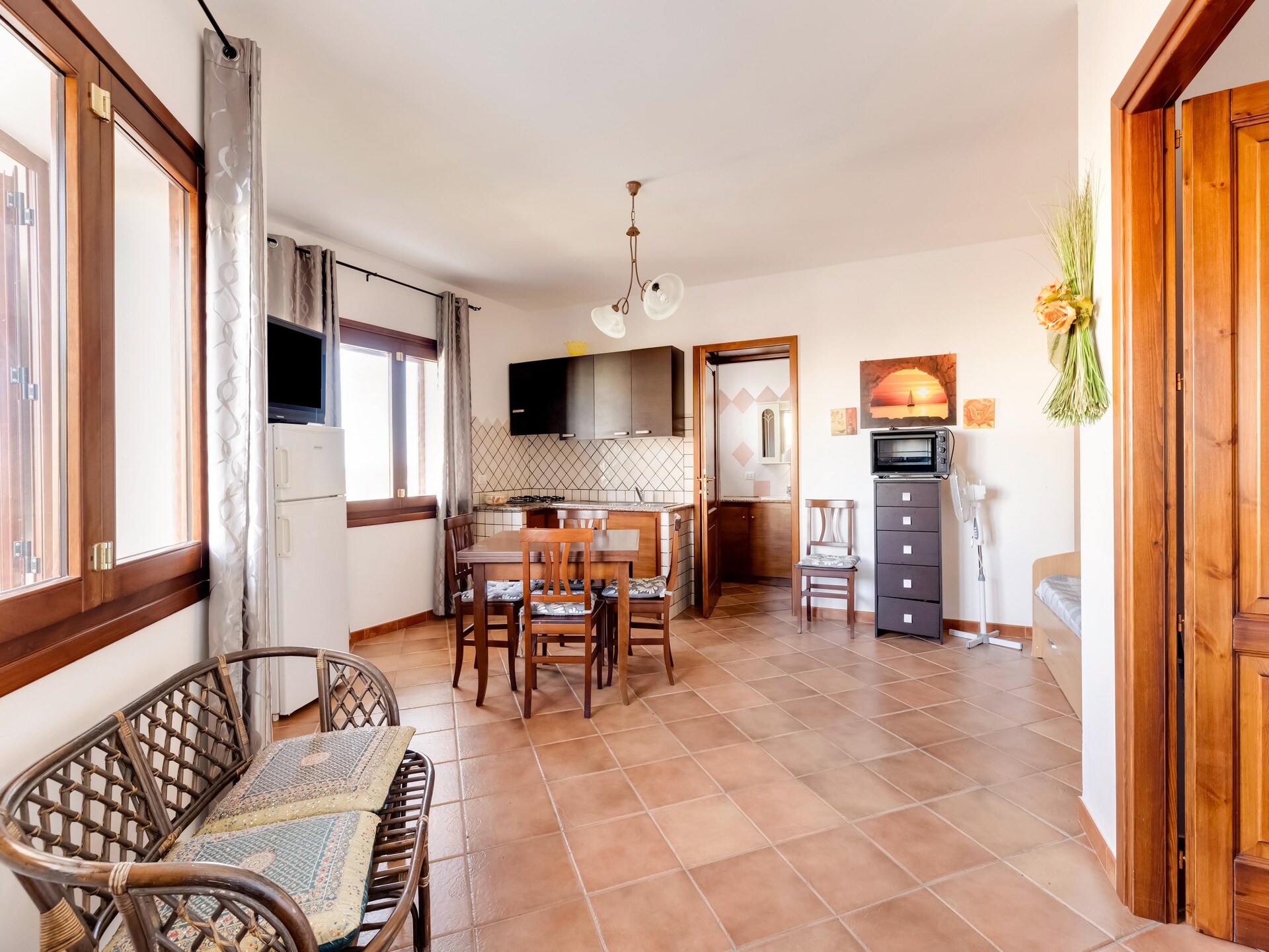 Op 600 m van zee: Ruim appartement voor 9 personen in Castelsardo - foto 18