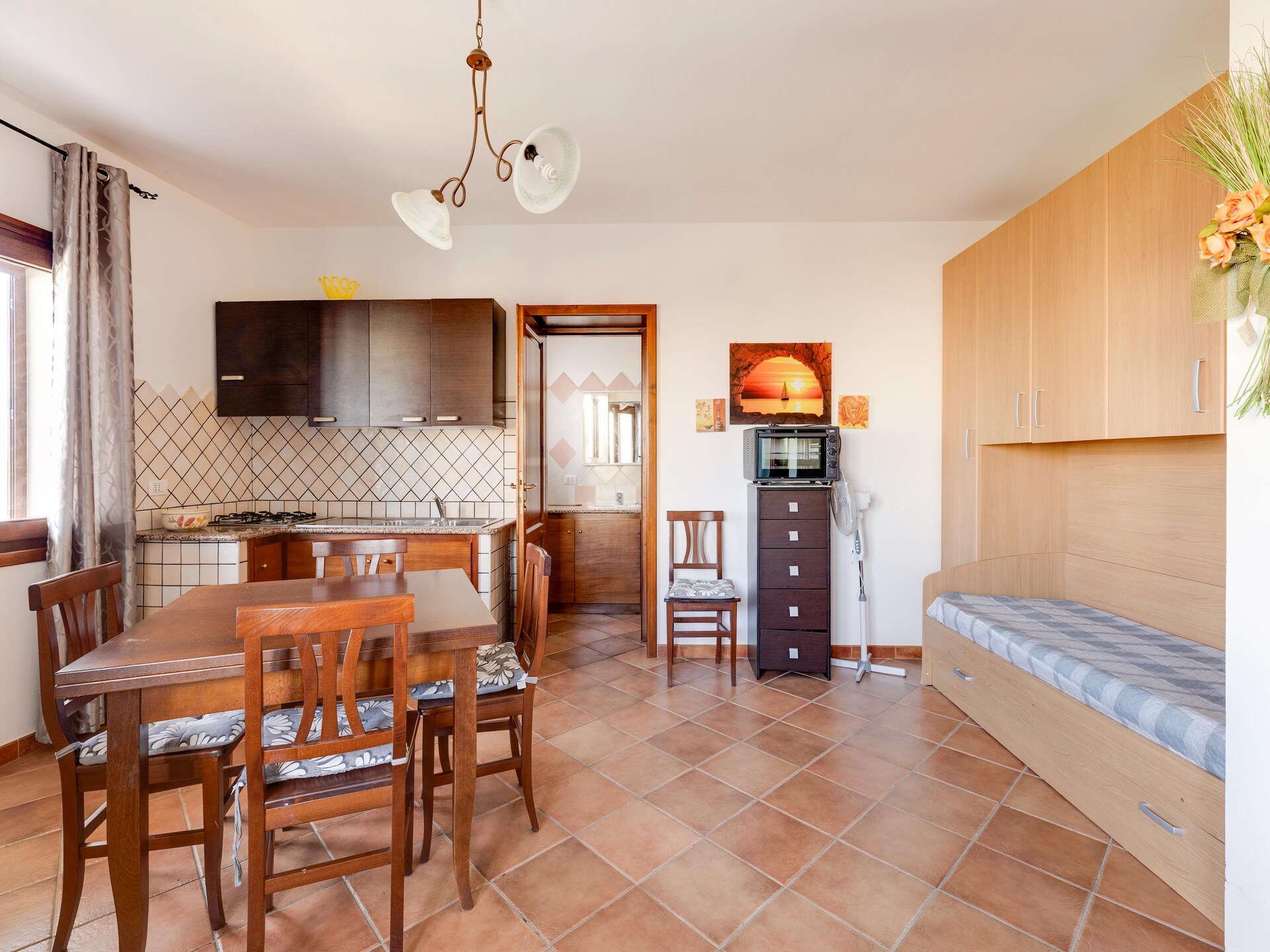 Op 600 m van zee: Ruim appartement voor 9 personen in Castelsardo - foto 16