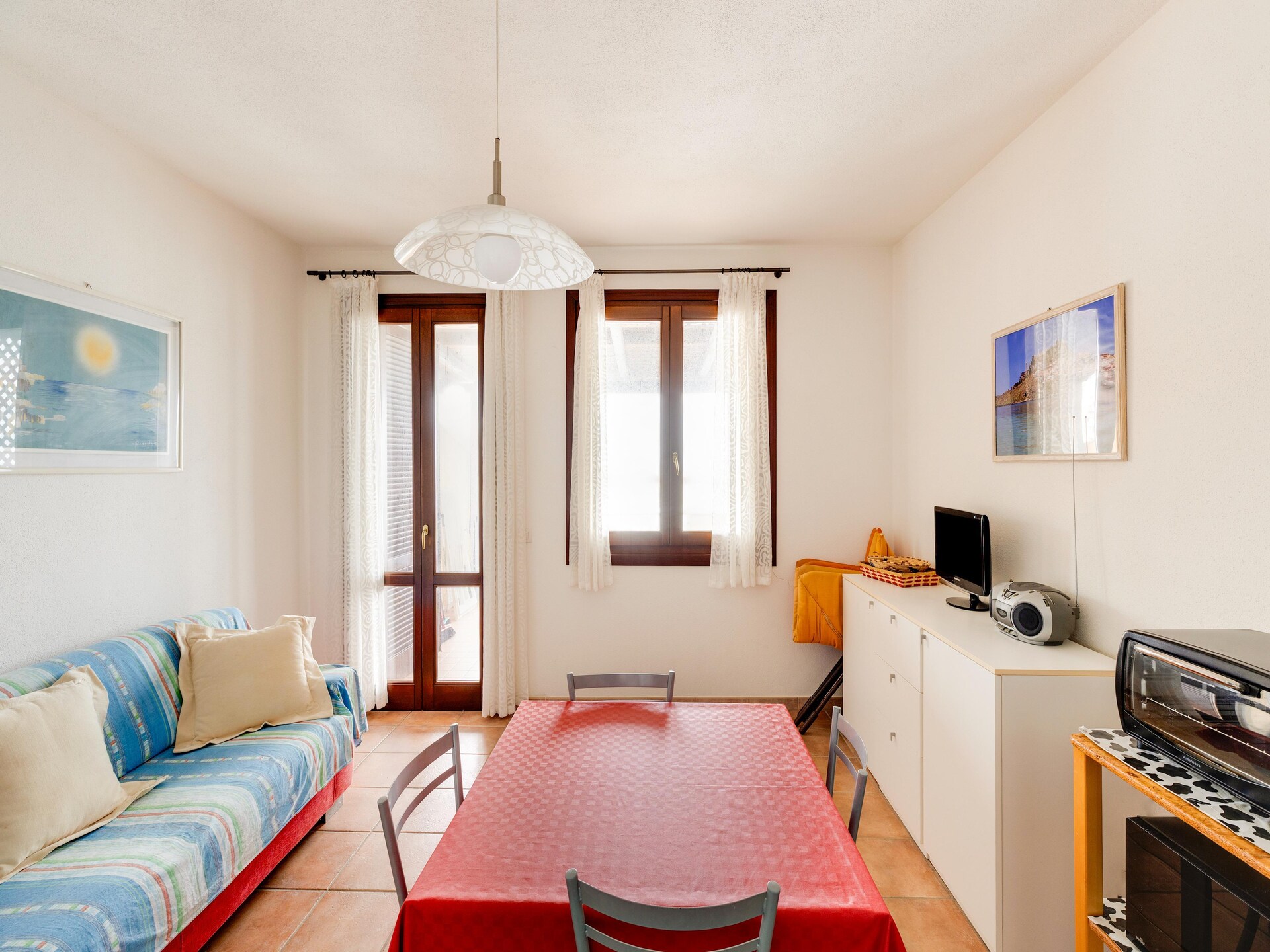 Appartement met zeezicht in Castelsardo, 150m van Marina Beach - foto 9