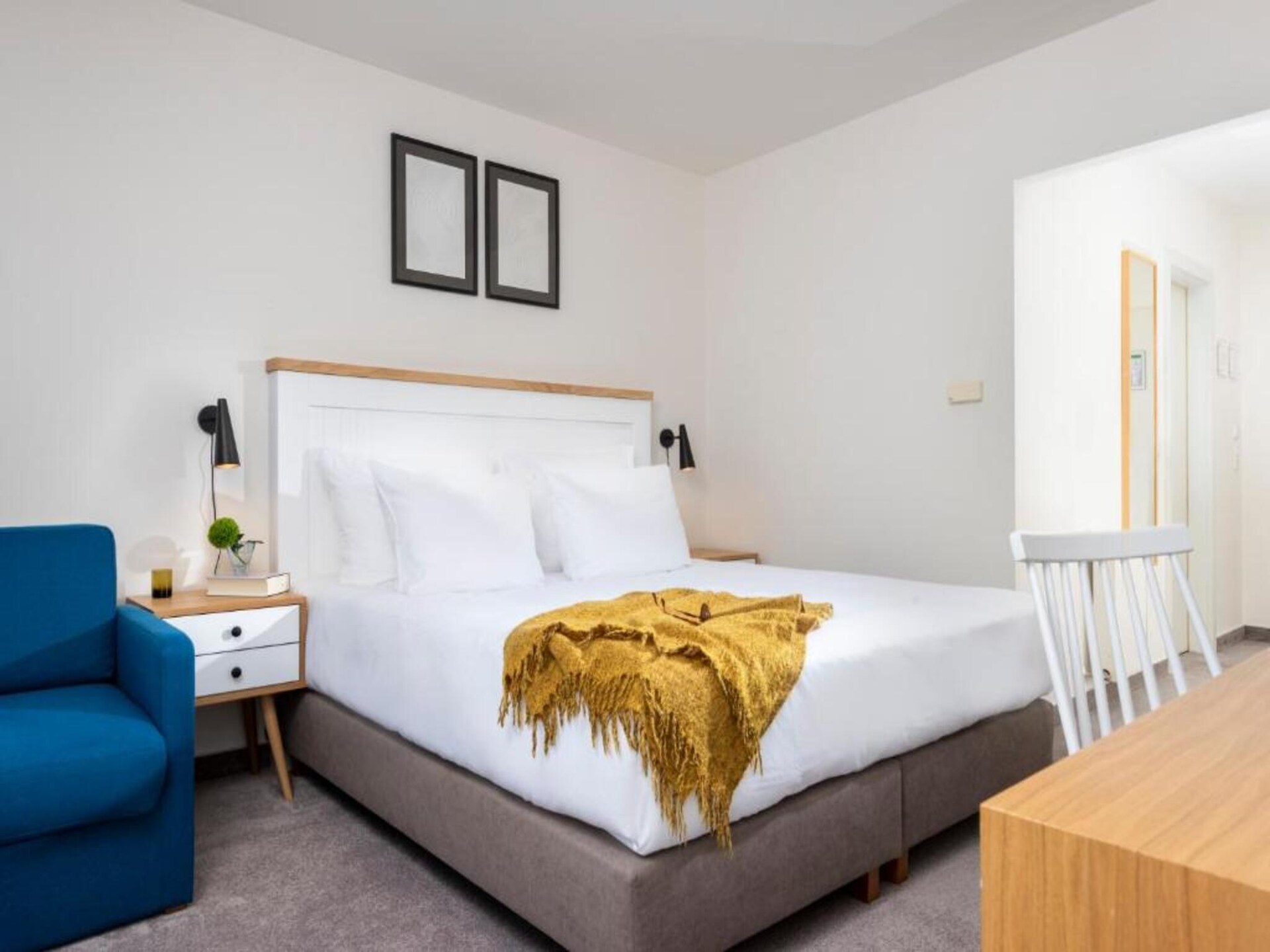 Knusse kamer met balkon aan de jachthaven van Rheinsberg - foto 11