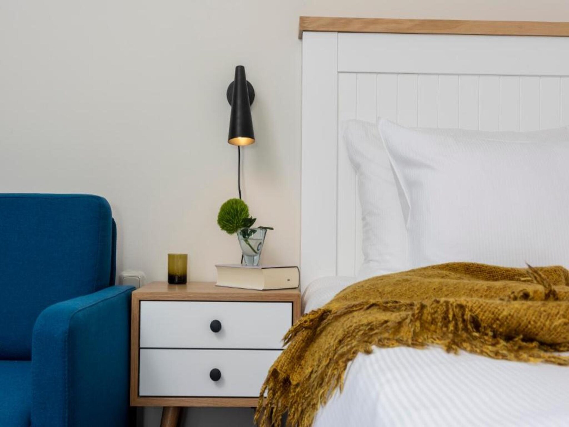 Knusse kamer met balkon aan de jachthaven van Rheinsberg - foto 12
