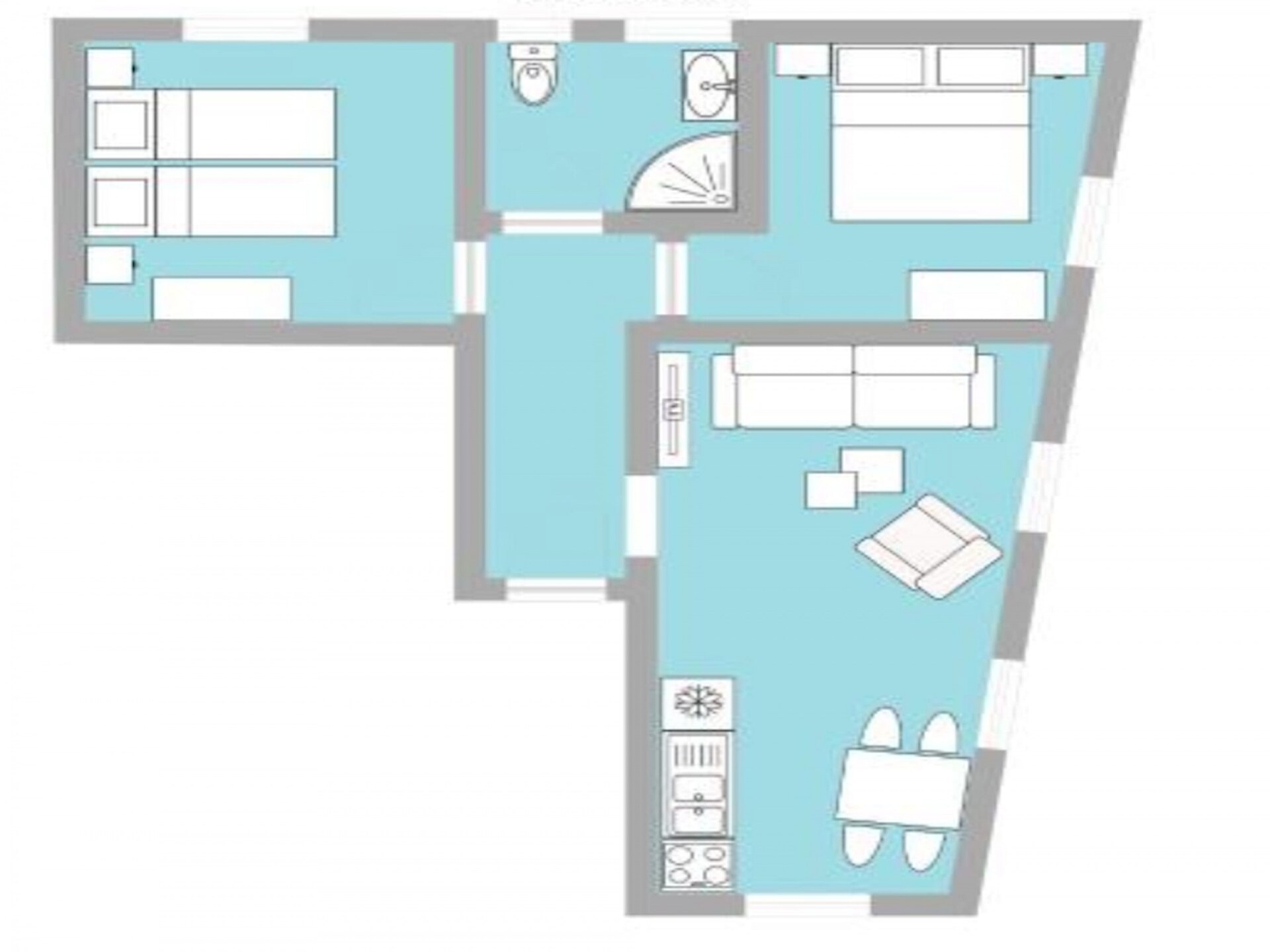 Villa Pax 2: Gezellig appartement aan de golfbaan in La Bourboule - foto 14