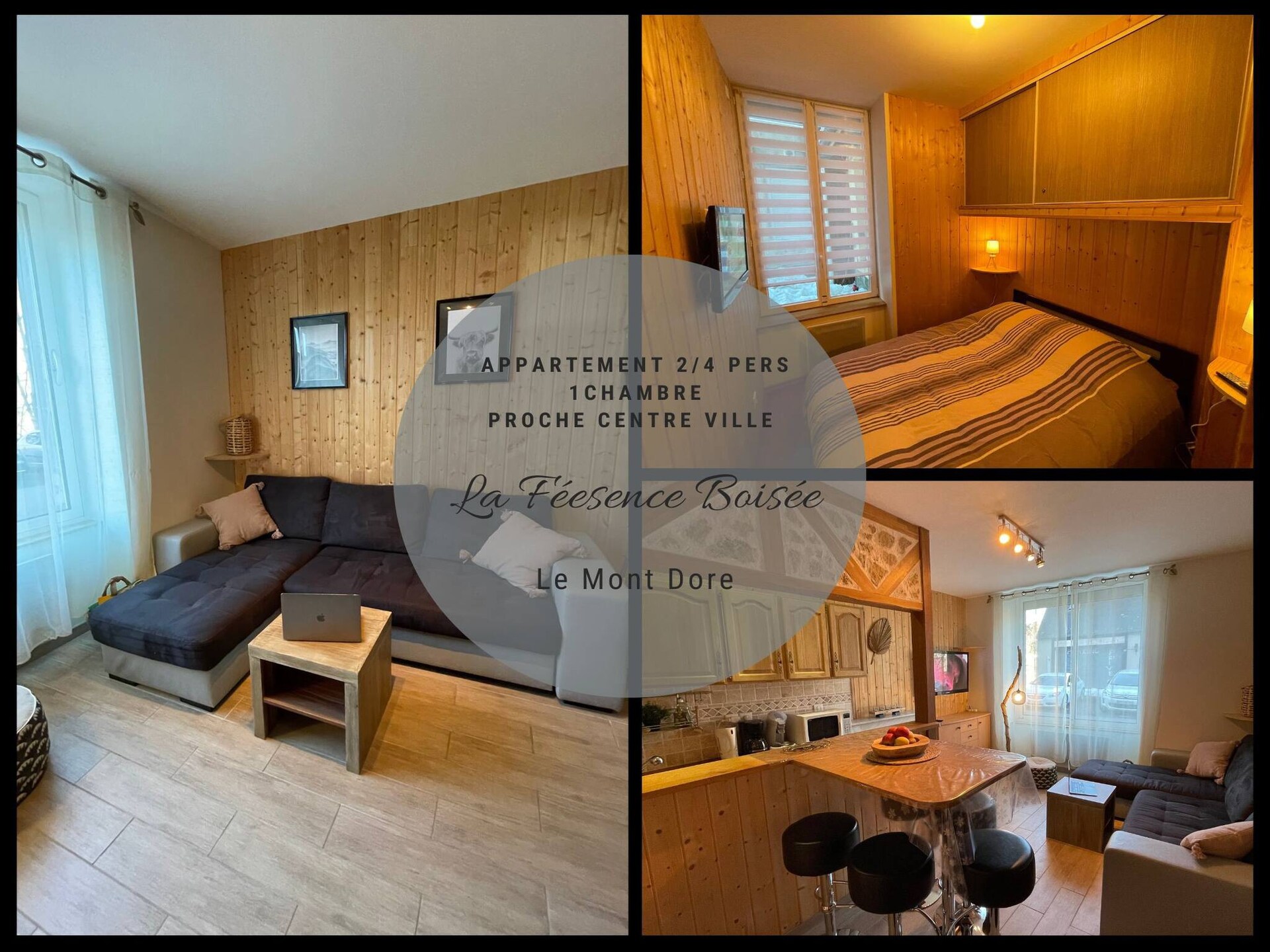 Knus golfappartement voor 4 in Mont-Dore, vlakbij centrum en piste - foto 7