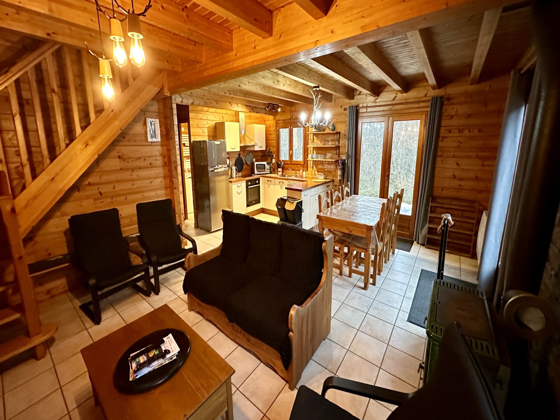 Stijlvol chalet aan de golfbaan met panoramisch uitzicht op het Sancy-massief - foto 7