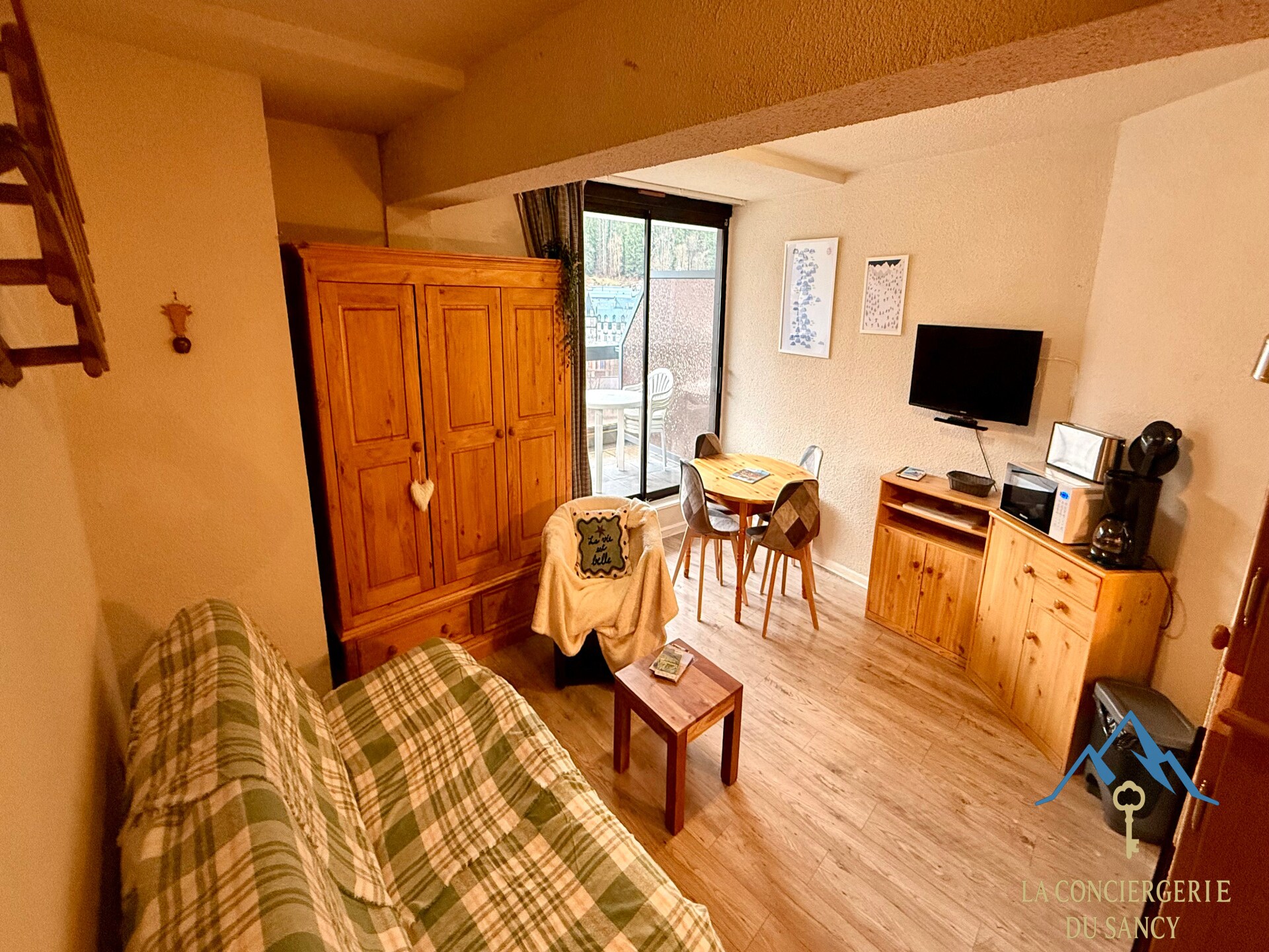 Studio met balkon in Mont-Dore, vlakbij thermale baden en op 4 km van de pistes - foto 6