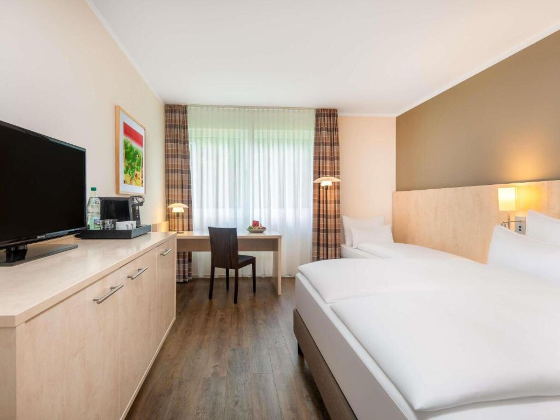 Rustgevende hotelkamer aan de bosrand van Bielefeld, tot 3 personen - foto 13