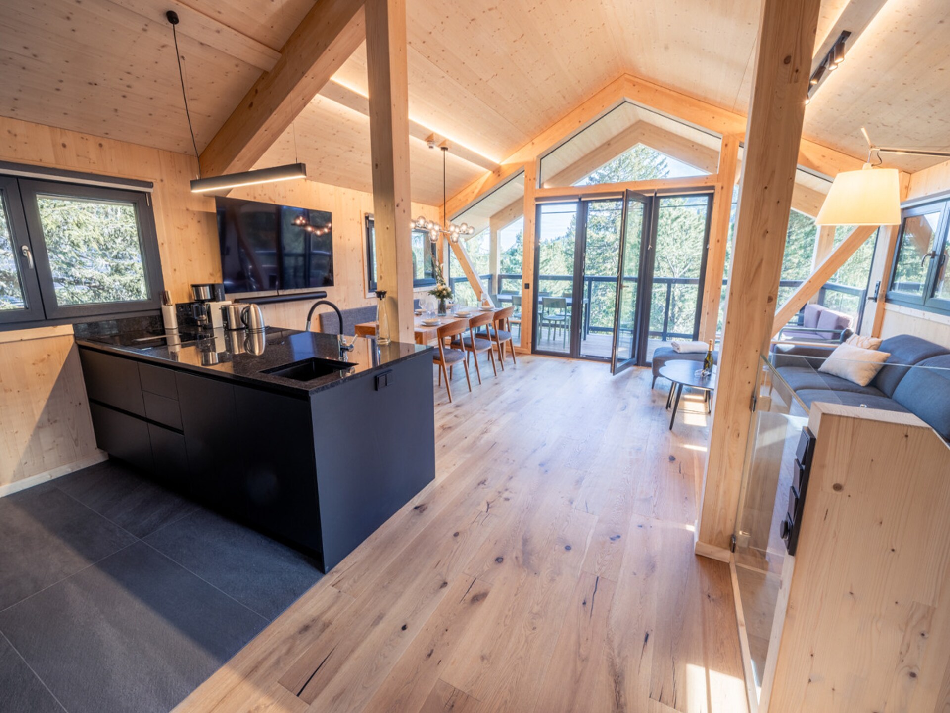 Luxe natuurchalet voor 8 personen met sauna en jacuzzi op de Turracher Höhe - foto 51