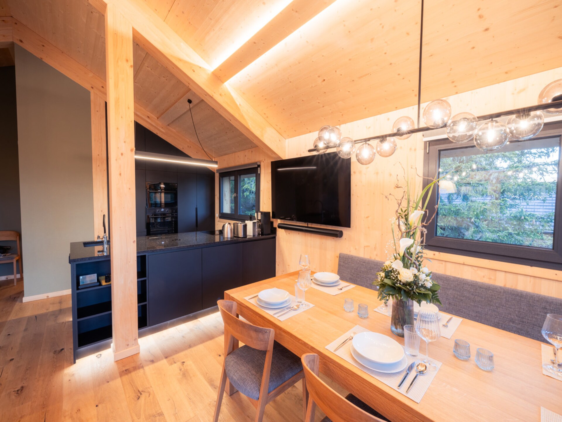 Luxe natuurchalet voor 8 personen met sauna en jacuzzi op de Turracher Höhe - foto 12