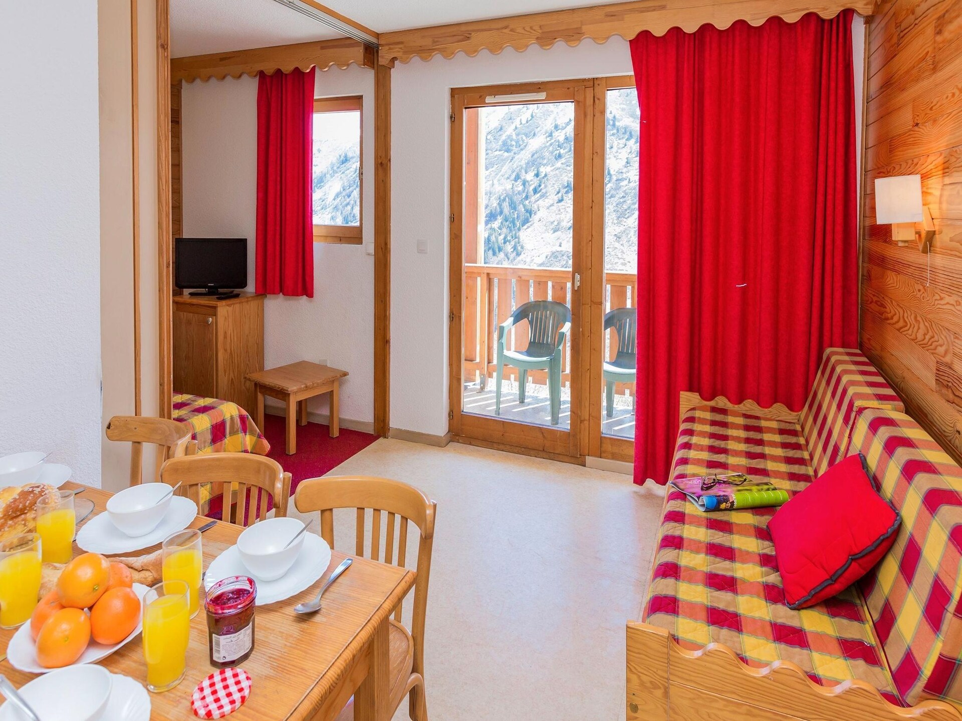 Appartement 6p aan de piste in Valmeinier met balkon & huisdier welkom - foto 8