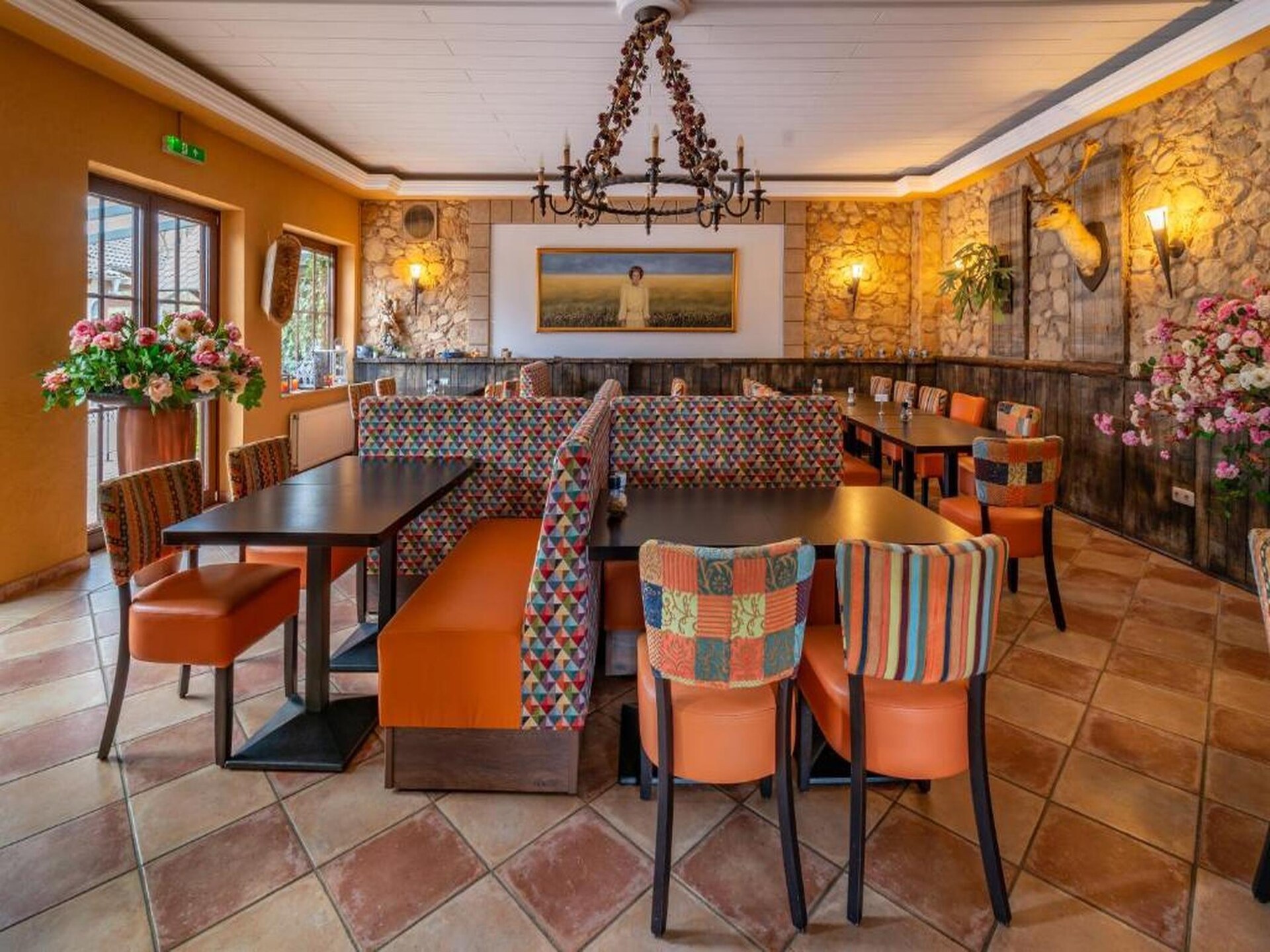 Tweepersoonskamer met balkon in landelijk hotel Heiderhof, Westerwald - foto 25