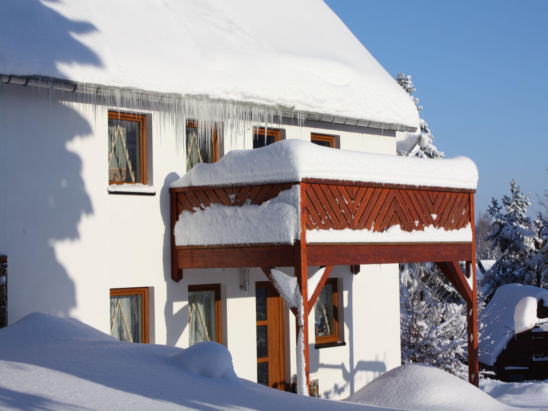 Modern familie-appartement met balkon nabij skilift in Mildenau - foto 35
