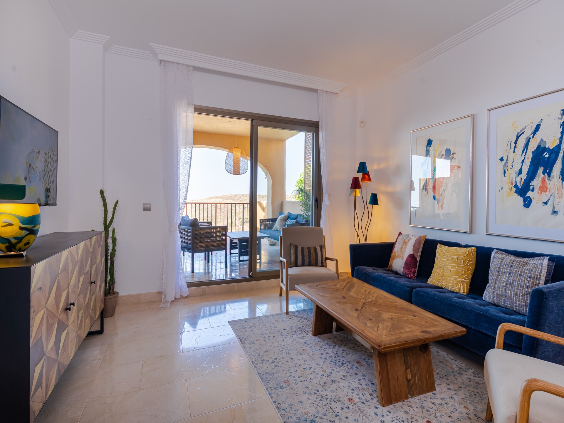 Ruim appartement met zee- en bergzicht bij Benahavís - foto 12
