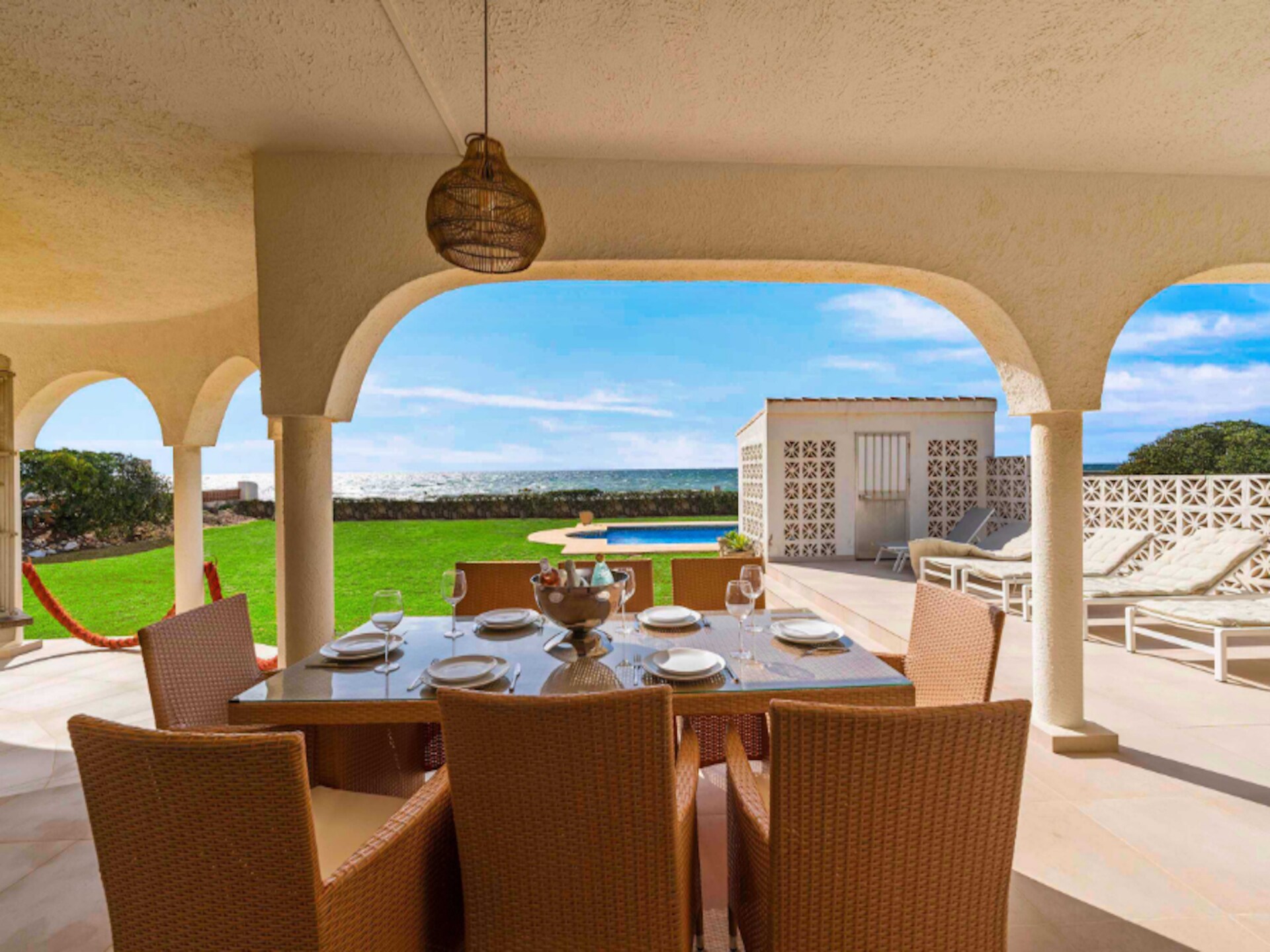 Beachfront Villa Marbesa: direct aan zee met privézwembad en uitzicht op Gibraltar - foto 24