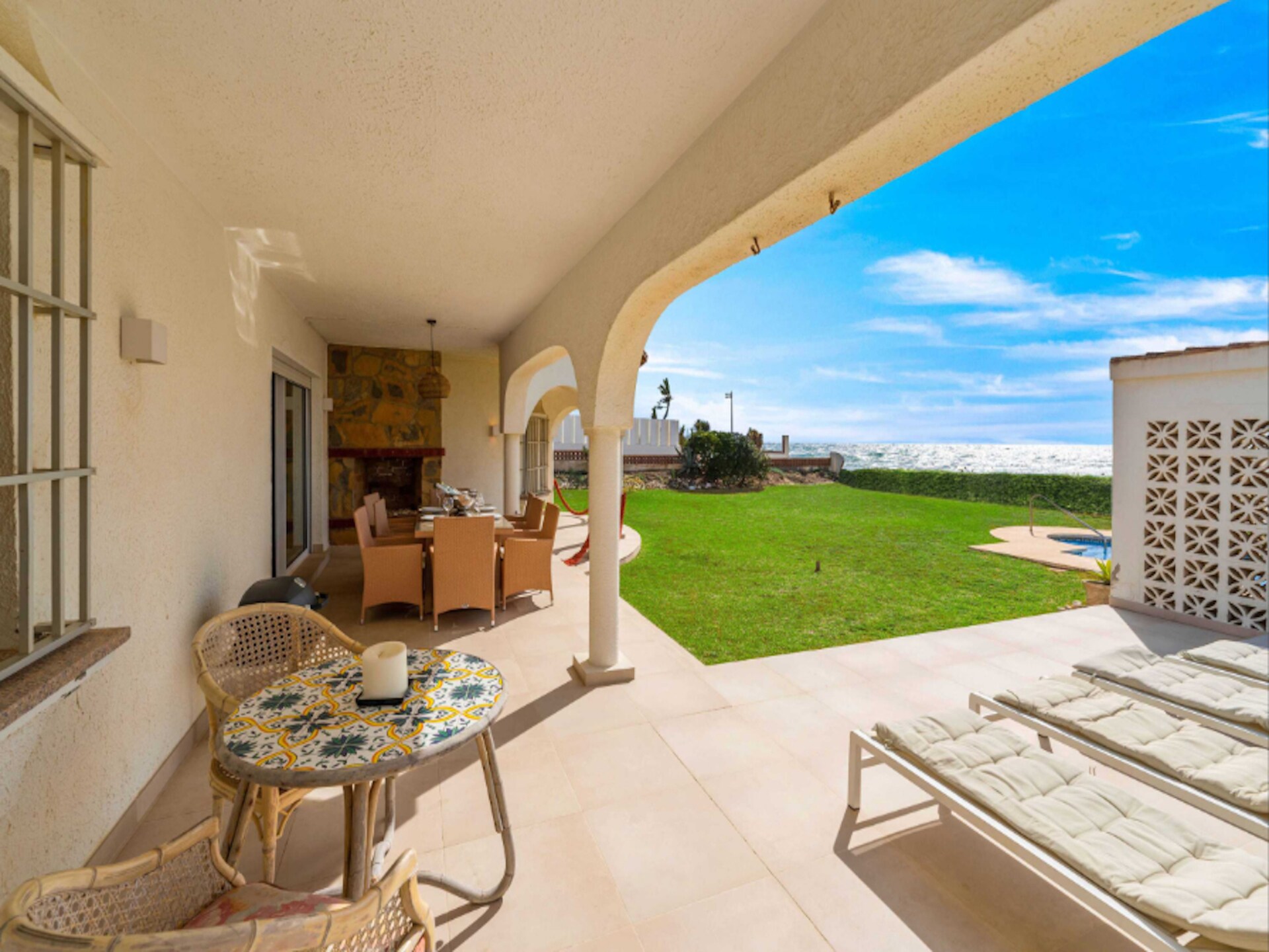 Beachfront Villa Marbesa: direct aan zee met privézwembad en uitzicht op Gibraltar - foto 23