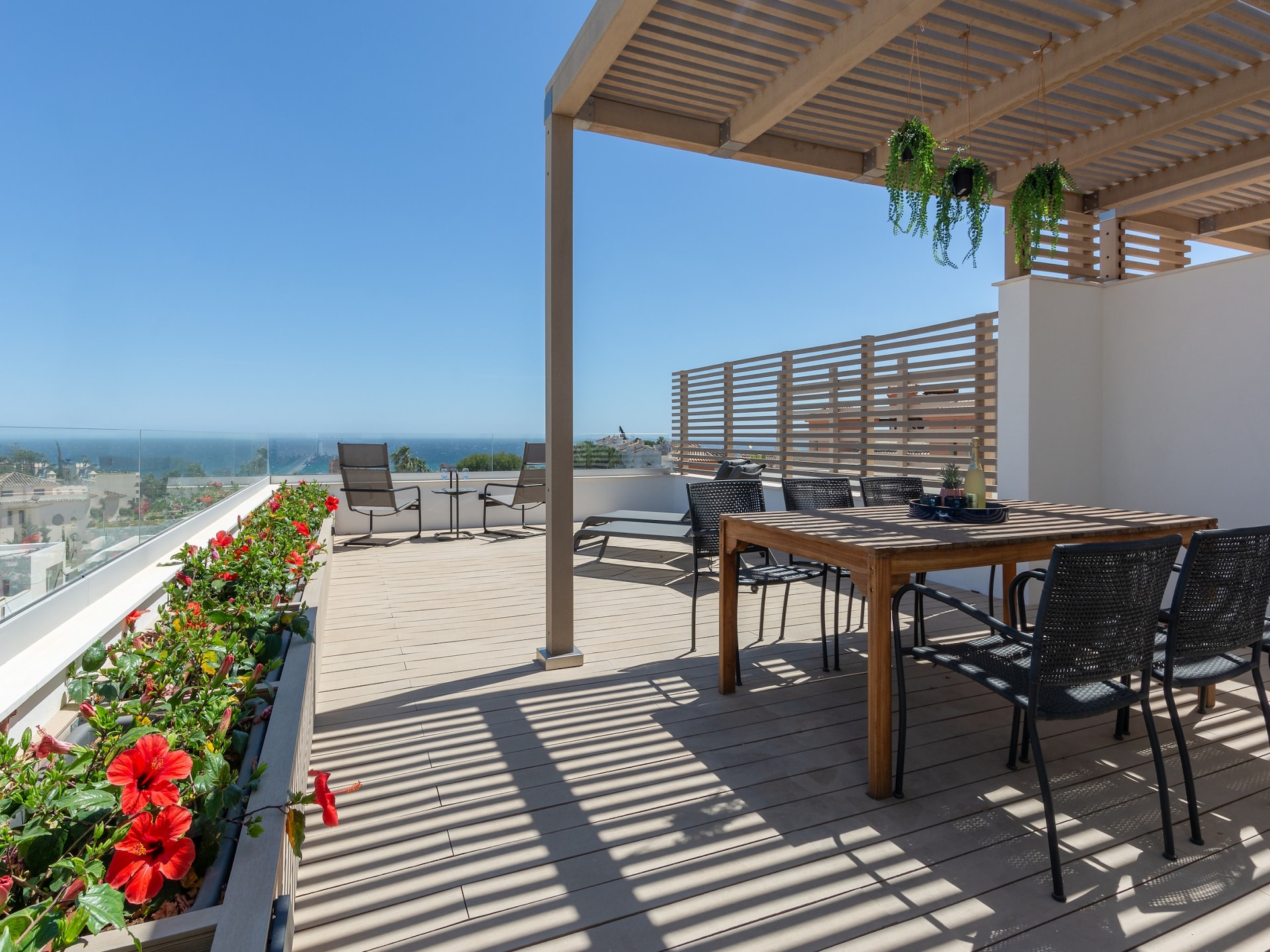 Op 1,4 km van het strand: Moderne villa met privézwembad in Mijas Costa - foto 6