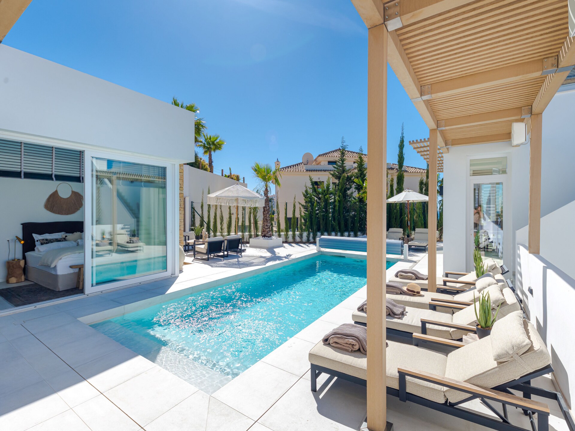 Luxe 18-persoons villa met verwarmd zwembad aan de golfbaan in Mijas Costa - foto 11