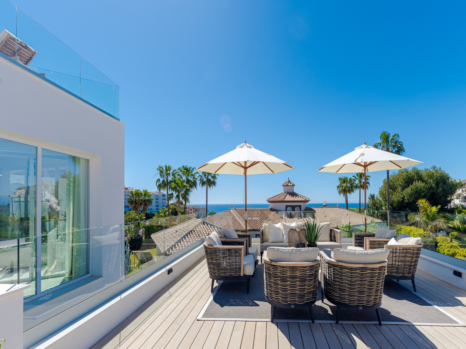 Luxe 18-persoons villa met verwarmd zwembad aan de golfbaan in Mijas Costa - foto 7