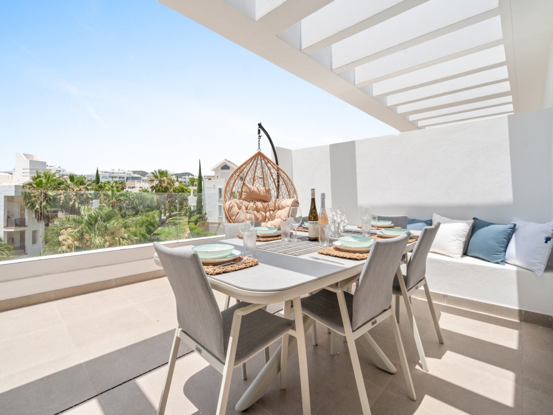 Modern appartement voor 3 aan Alcazaba Lagoon met solarium, vlakbij strand - foto 18