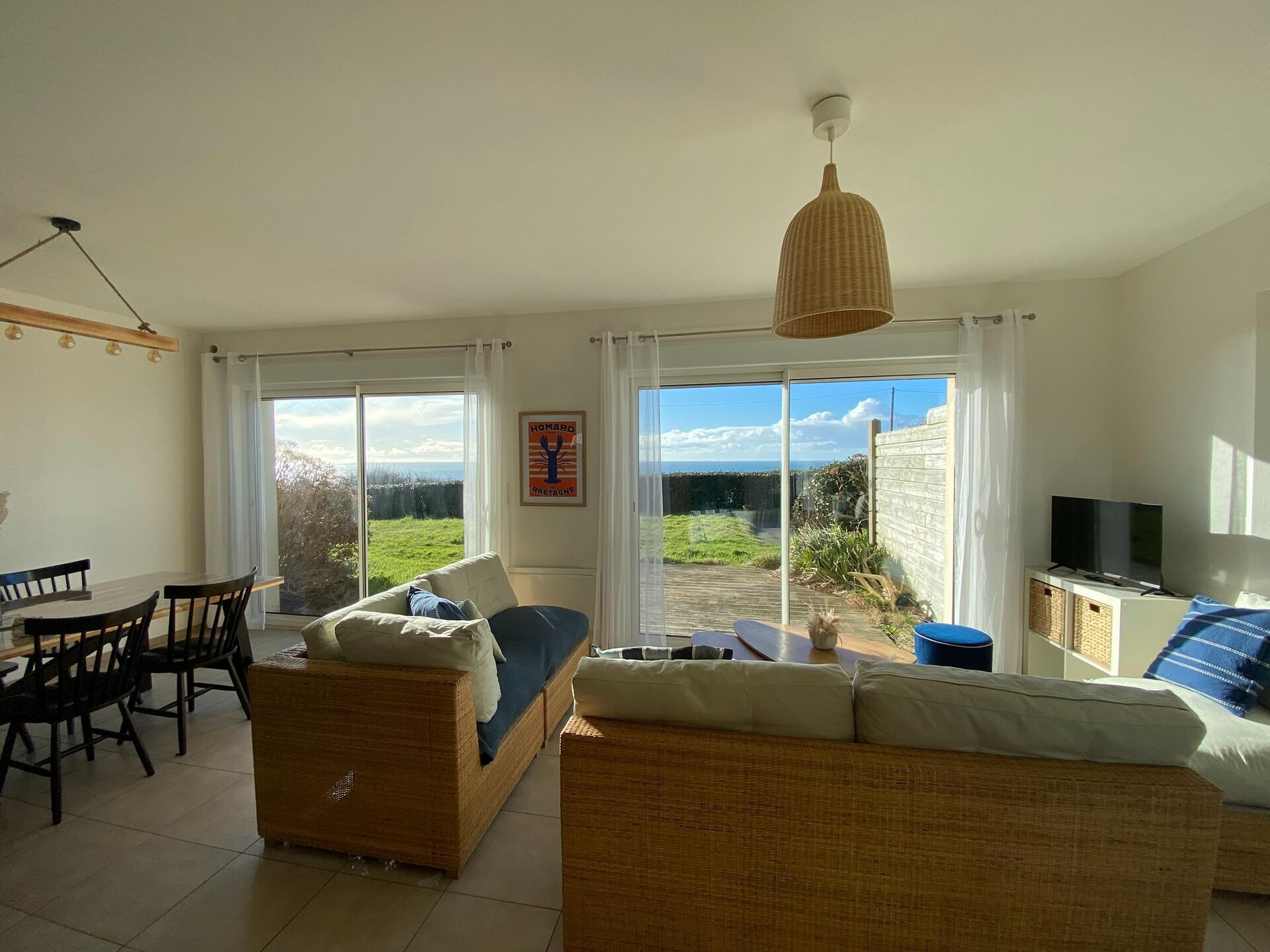 Panoramisch vakantiehuis aan zee met uitzicht op Île de Béniguet - foto 9