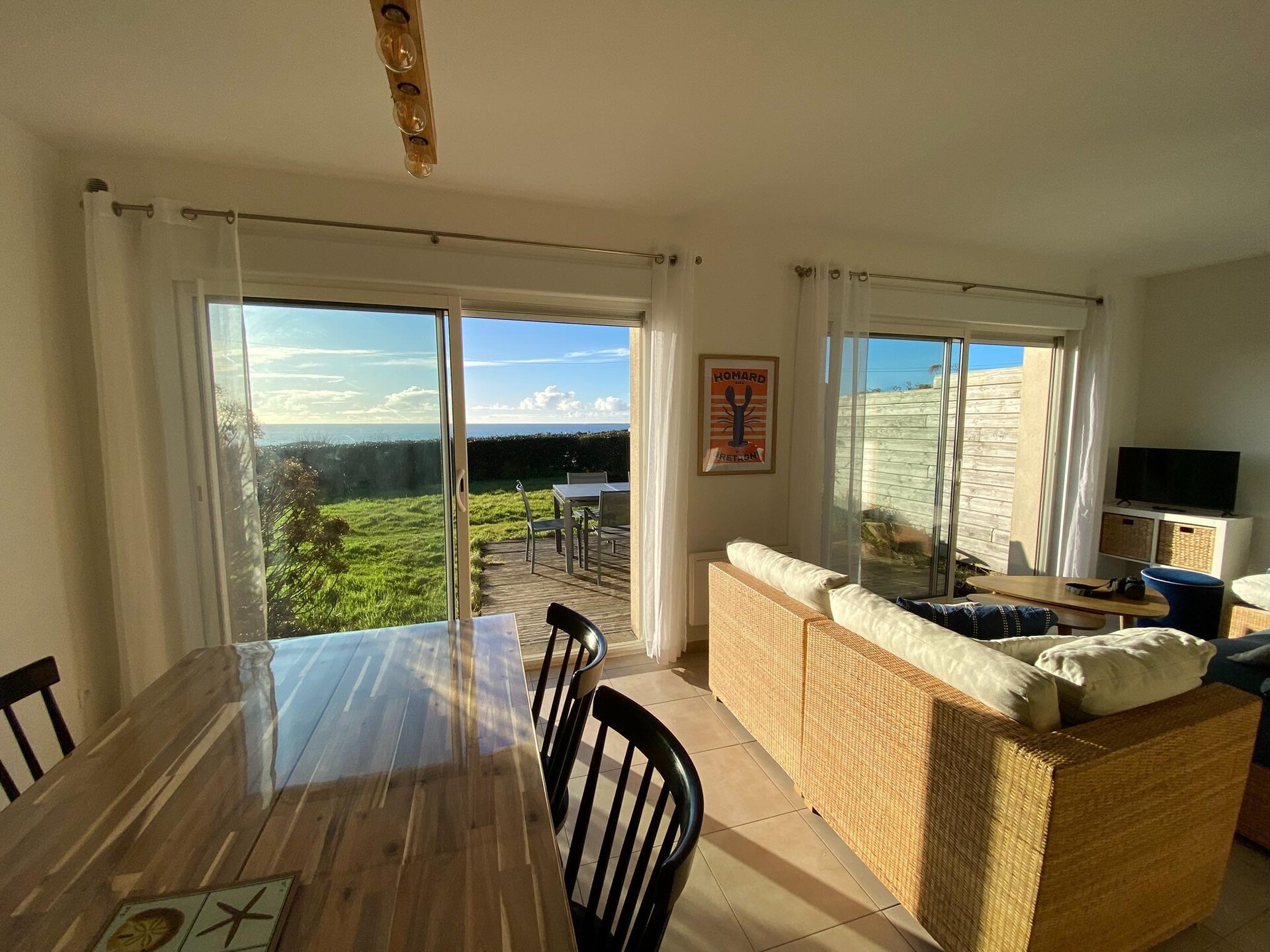 Panoramisch vakantiehuis aan zee met uitzicht op Île de Béniguet - foto 12