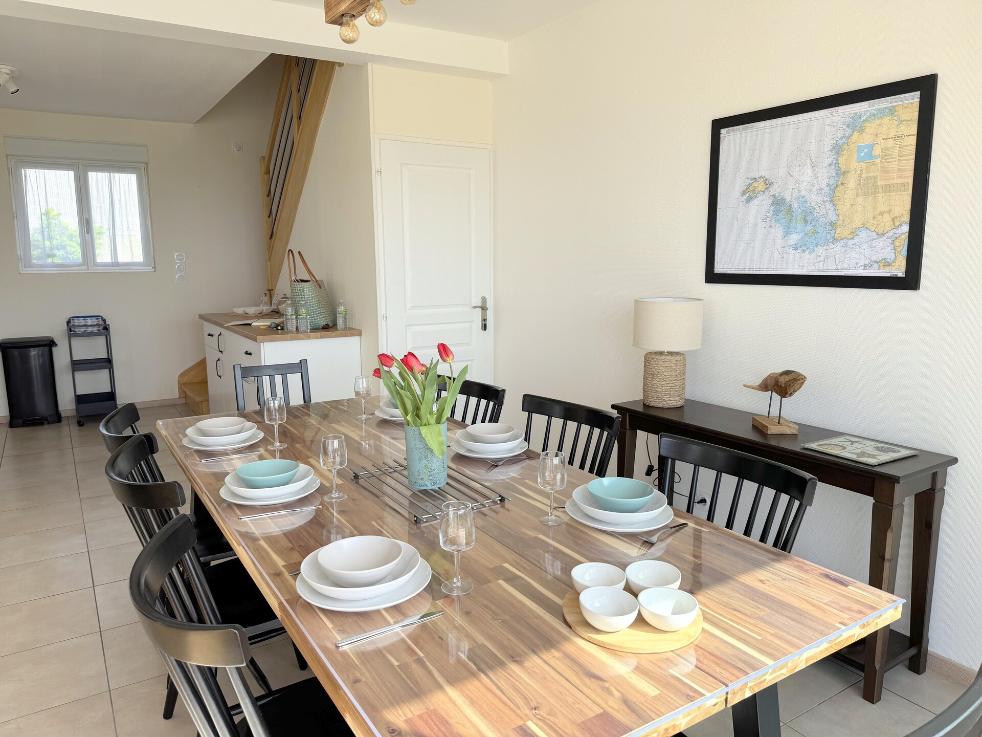 Panoramisch vakantiehuis aan zee met uitzicht op Île de Béniguet - foto 5