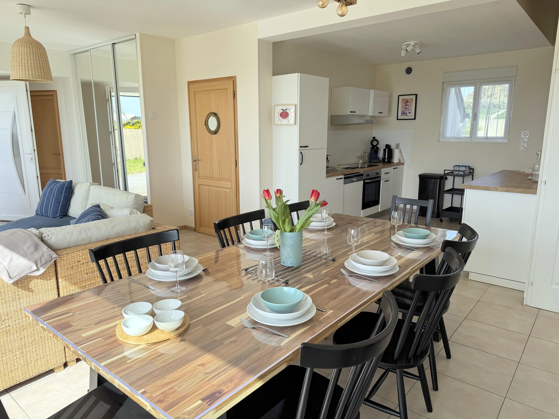 Panoramisch vakantiehuis aan zee met uitzicht op Île de Béniguet - foto 13
