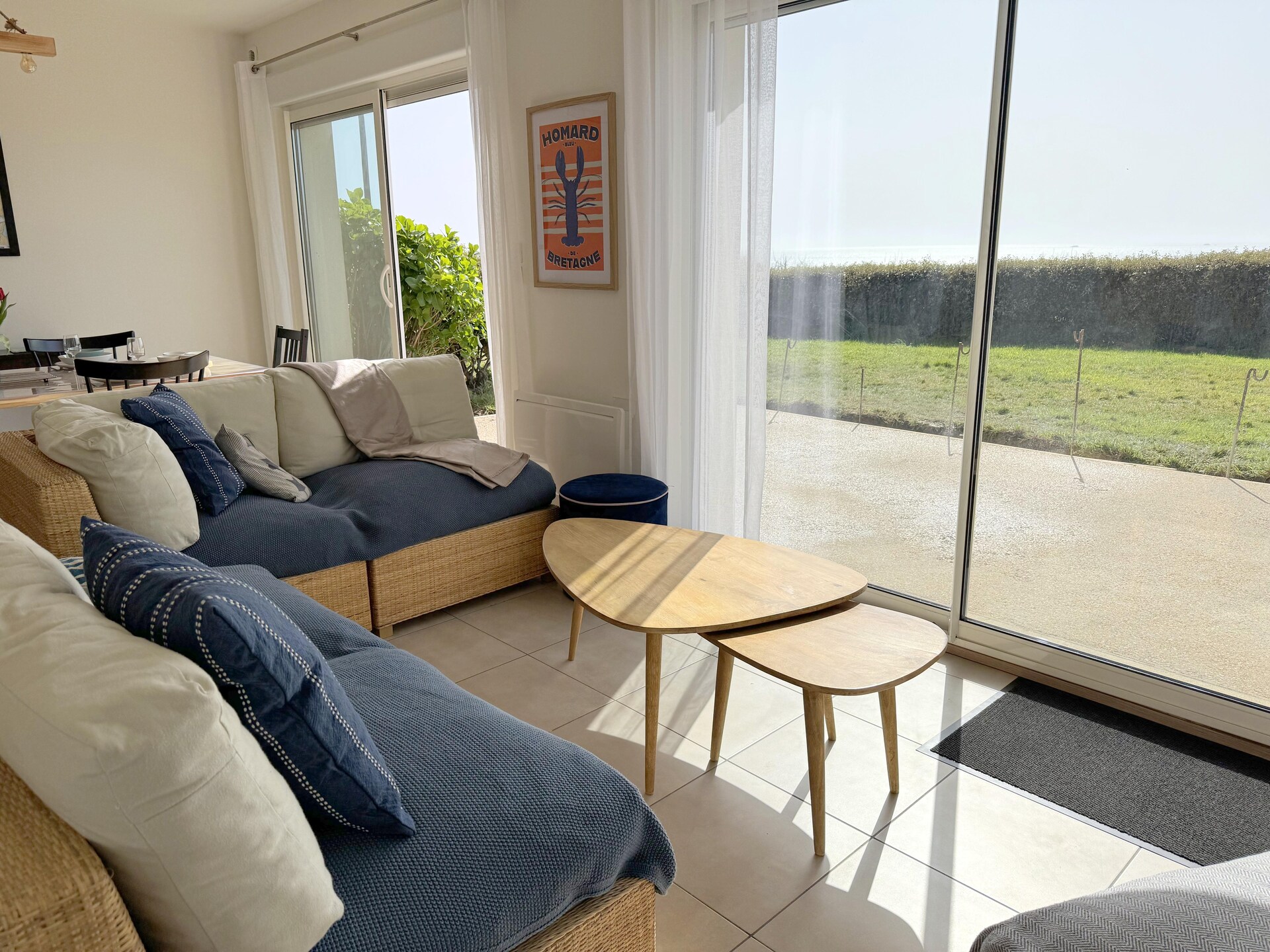Panoramisch vakantiehuis aan zee met uitzicht op Île de Béniguet - foto 11