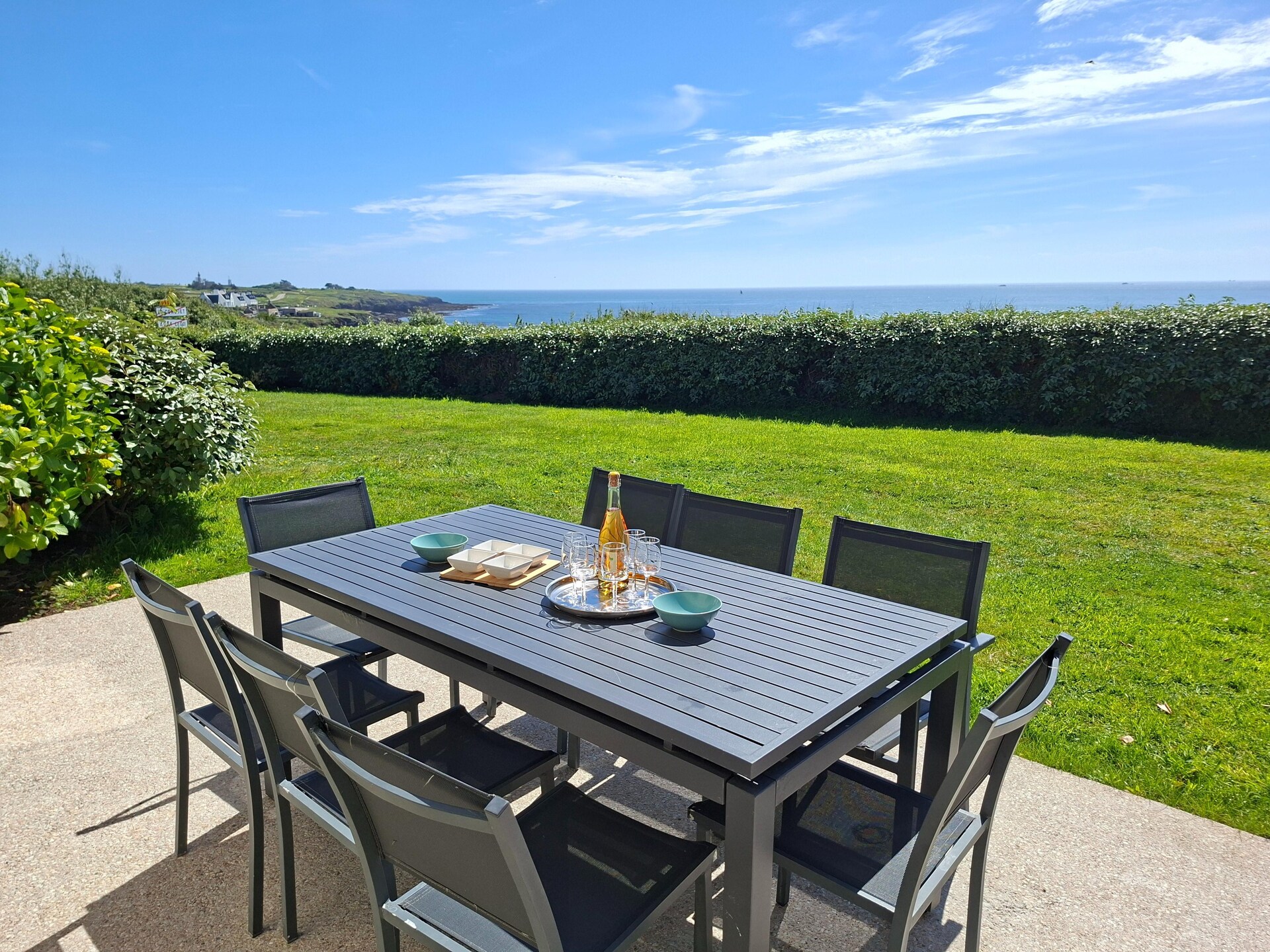 Panoramisch vakantiehuis aan zee met uitzicht op Île de Béniguet - foto 21