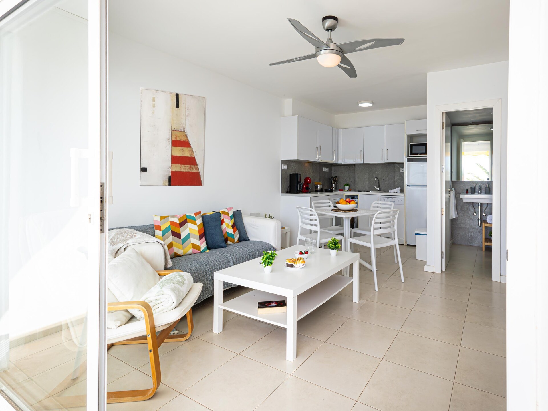 Zorgeloze vakantie in Maspalomas: Gelijkvloers appartement met zwembad - foto 7