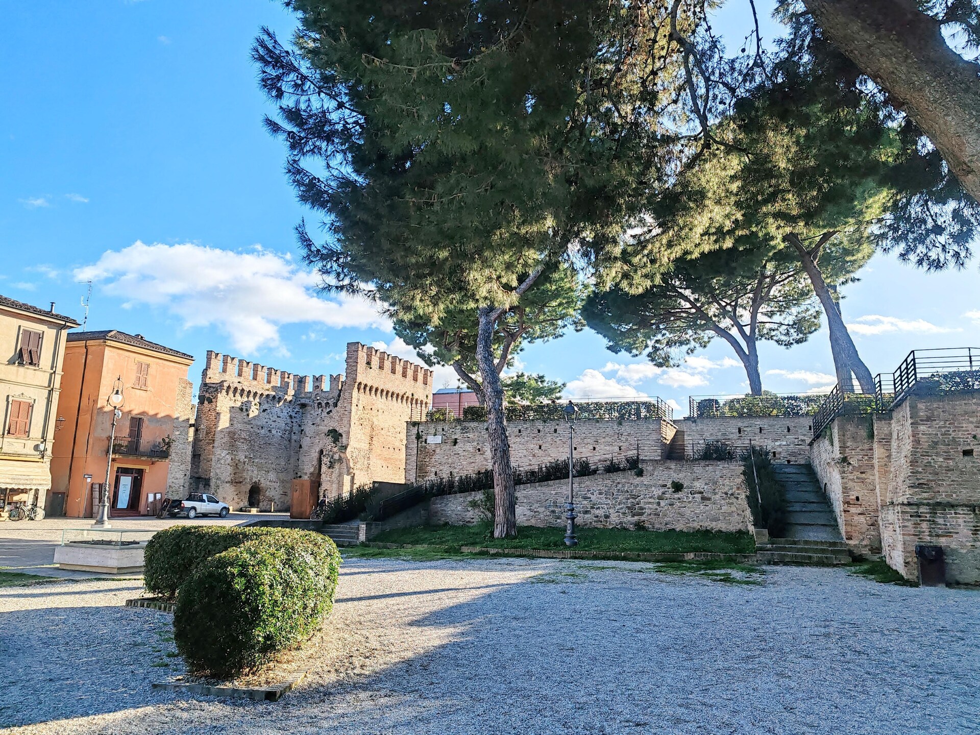 Op 700 m van het strand: Ruim appartement Mura San Gallo in Fano - foto 32