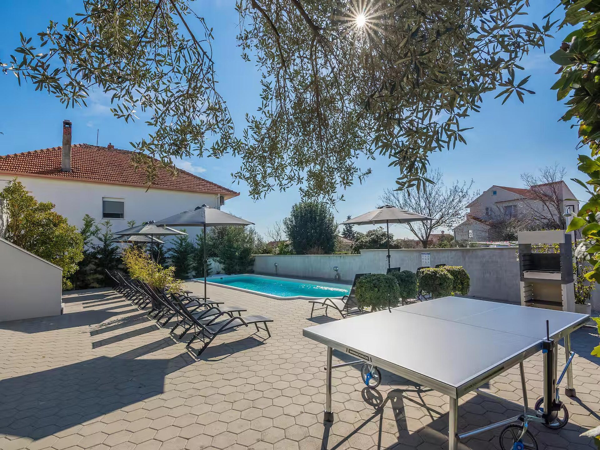Romantische villa met gedeeld zwembad en privéterras nabij Zadar - foto 24