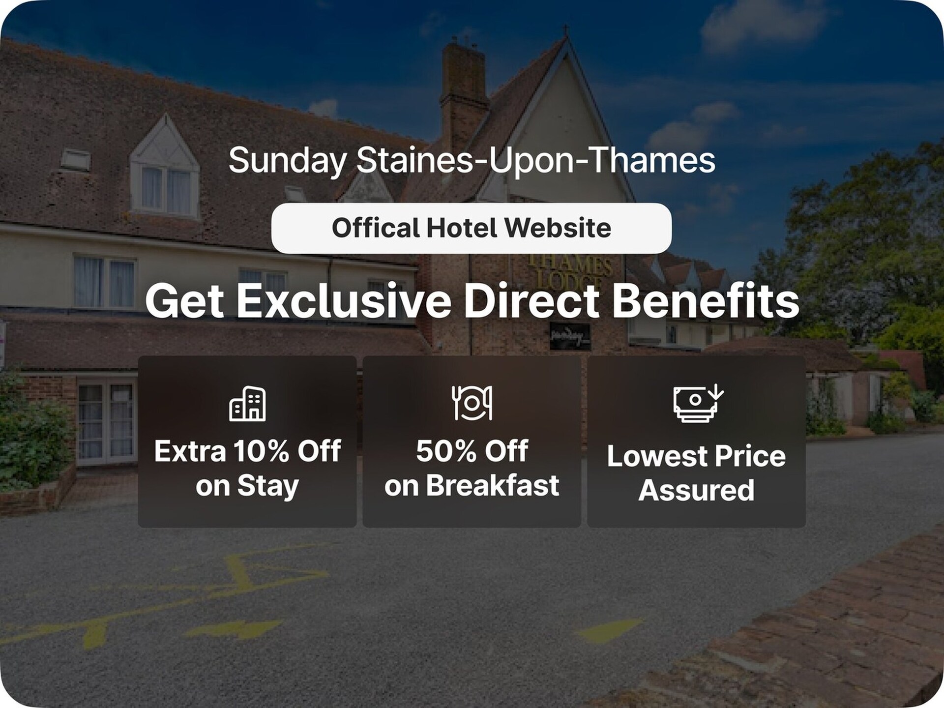 Twin Room met Rivierzicht in Staines-upon-Thames nabij Londen - foto 3