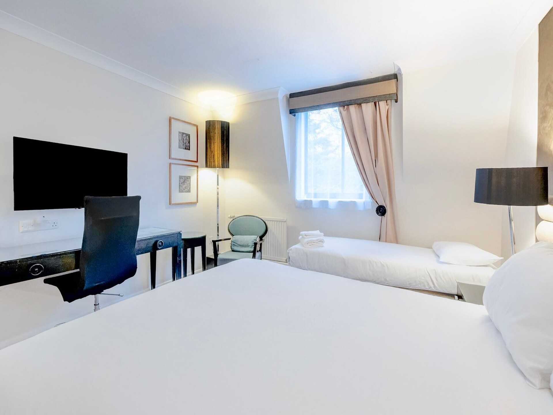 Superior Twin Room in stijlvol landhuis nabij Dundee - foto 17