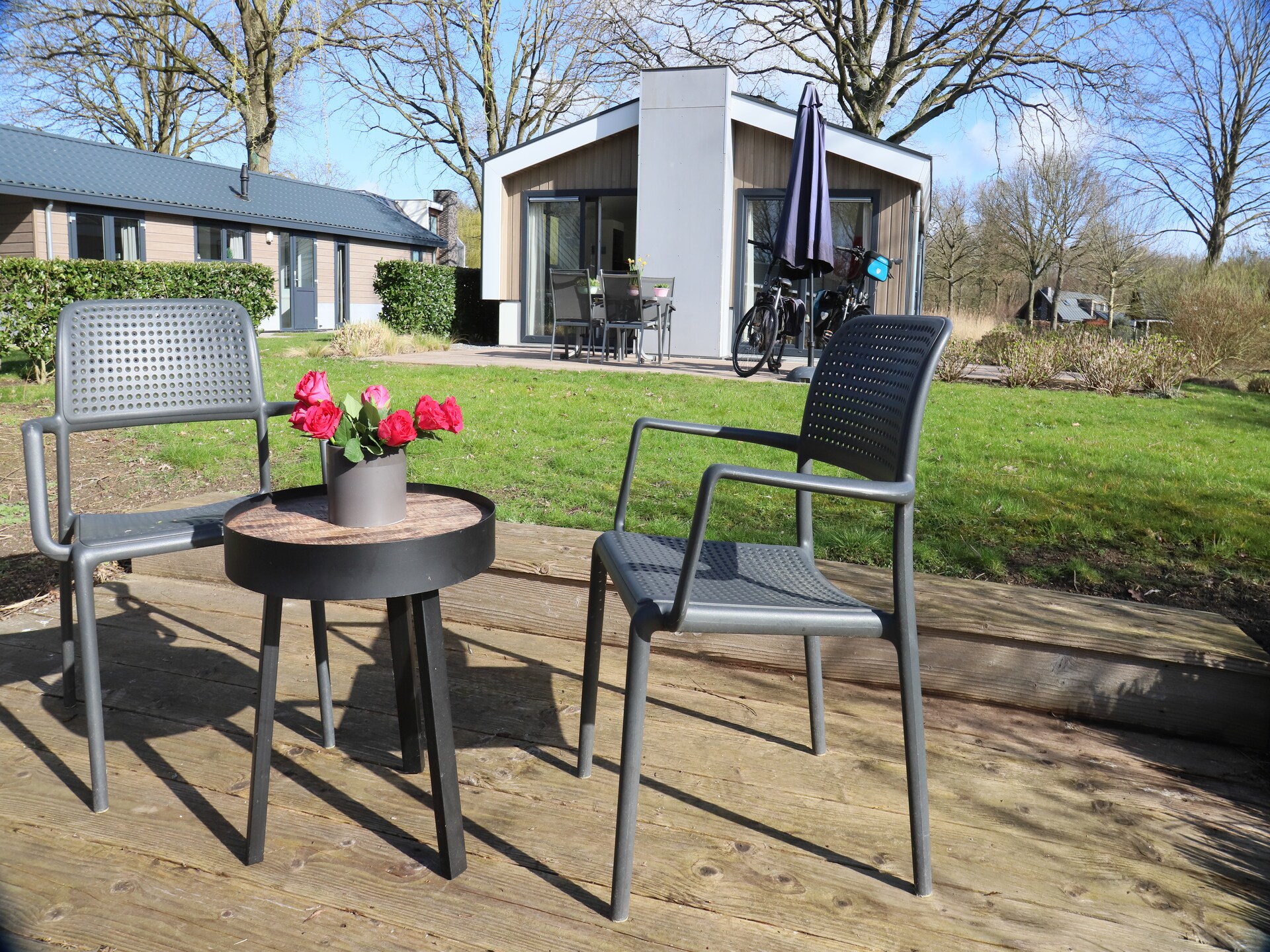 Modern vrijstaand chalet bij Veluwemeer, 6 pers., tuin 729m² - foto 29