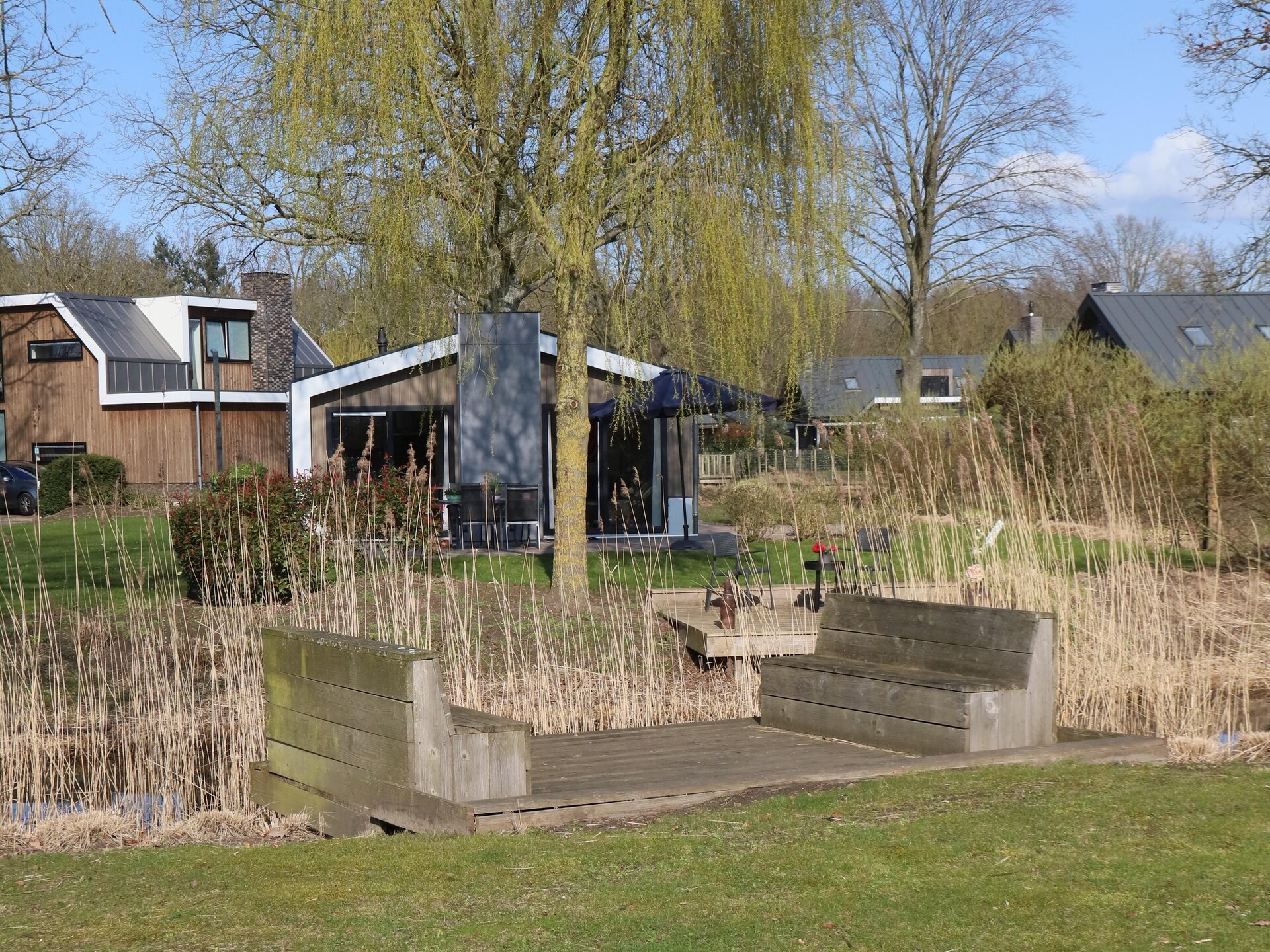 Modern vrijstaand chalet bij Veluwemeer, 6 pers., tuin 729m² - foto 31