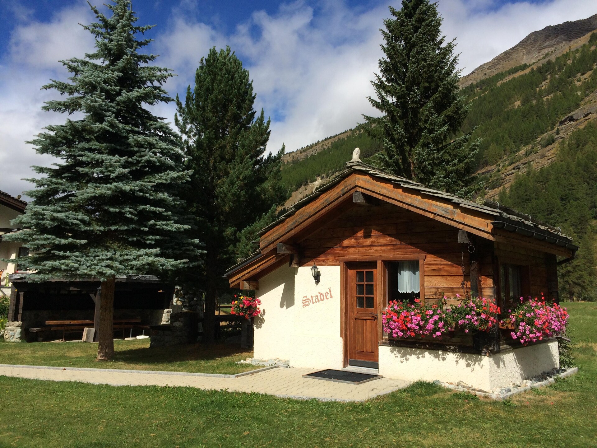 Knusse berghut voor 2 met hond in Saas Grund, Wallis - foto 1