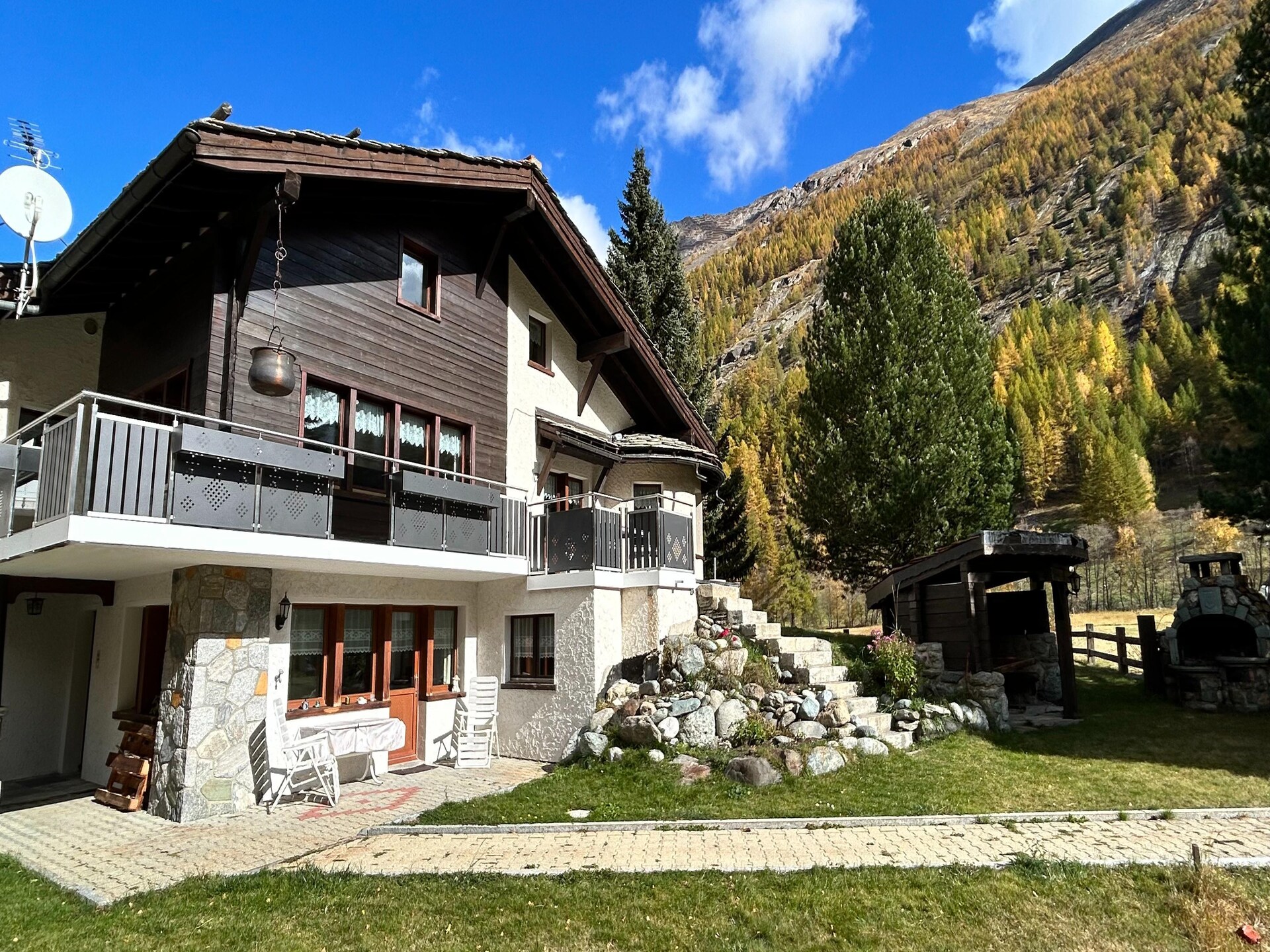 2-persoons appartement in Saas Grund bij Chalet Sunstar - foto 9