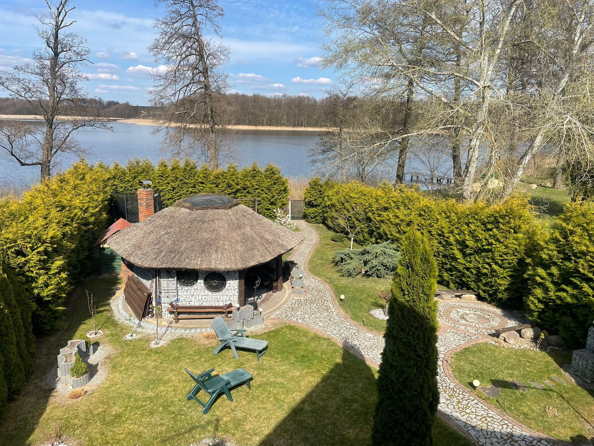 Rustgevend vakantiehuis aan het Goszczameer in Lubrza · 4 pers. - foto 21