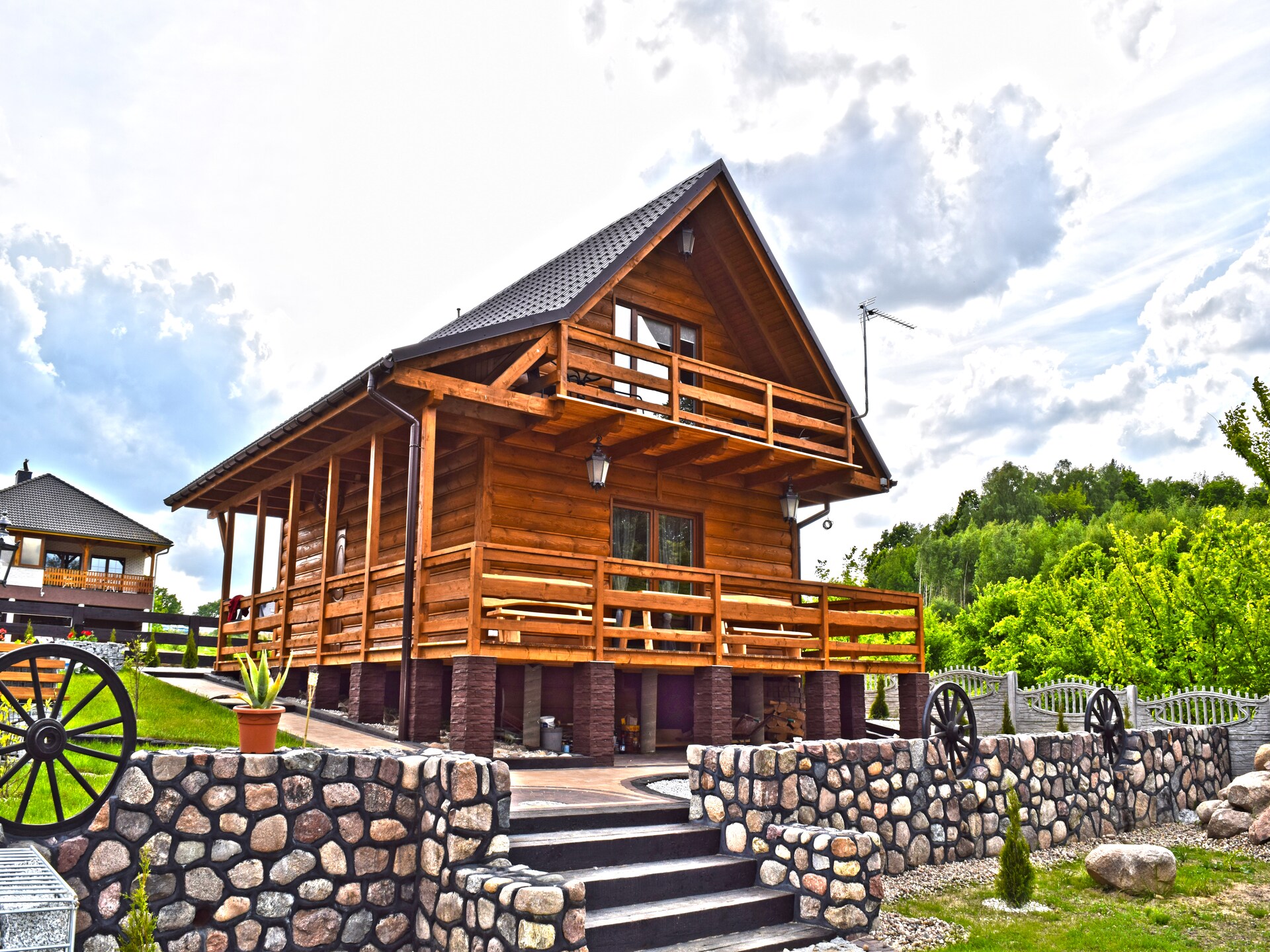 Rustgevend vakantiehuis aan het Goszczameer in Lubrza - foto 1