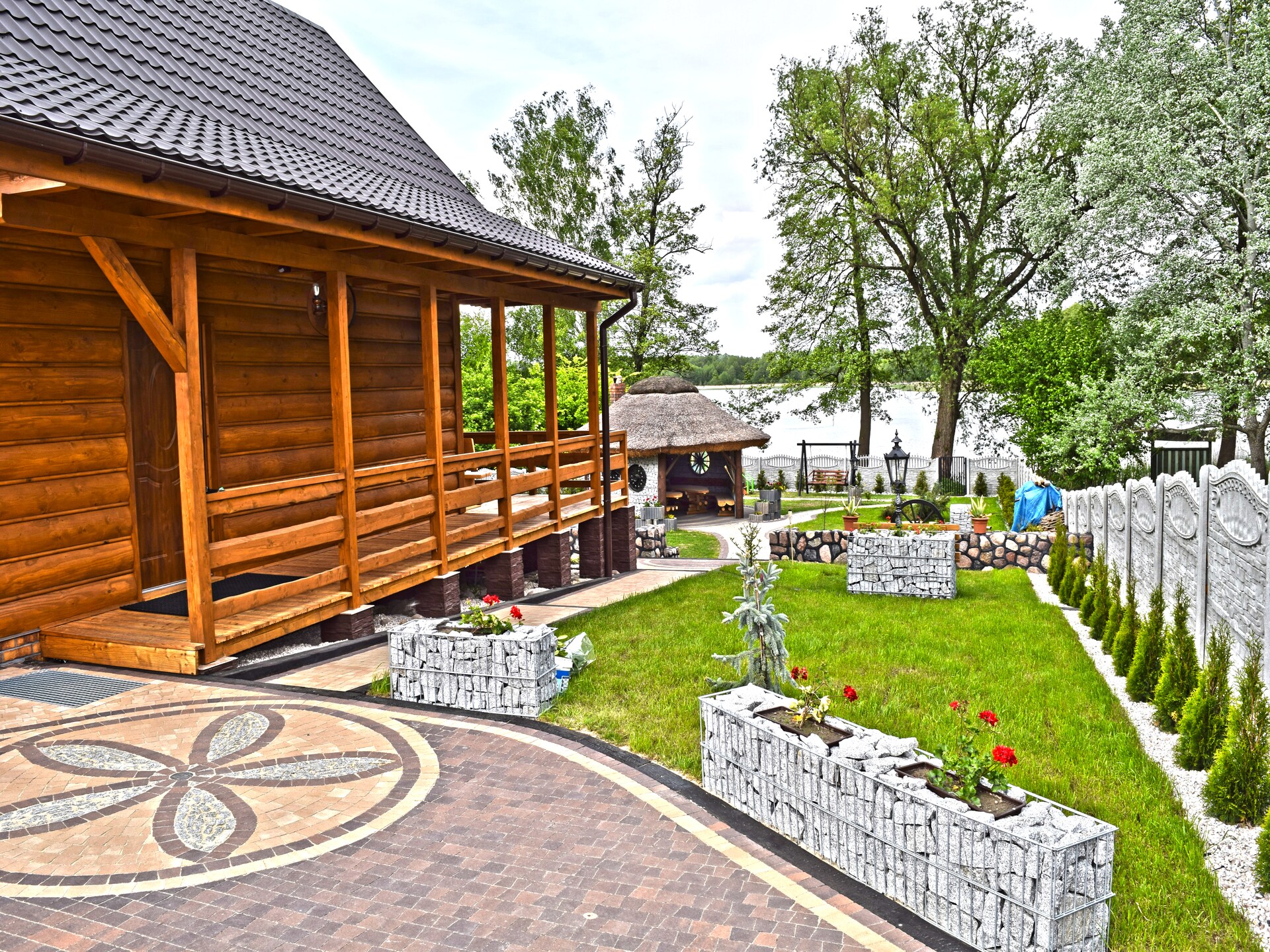 Rustgevend vakantiehuis aan het Goszczameer in Lubrza - foto 20
