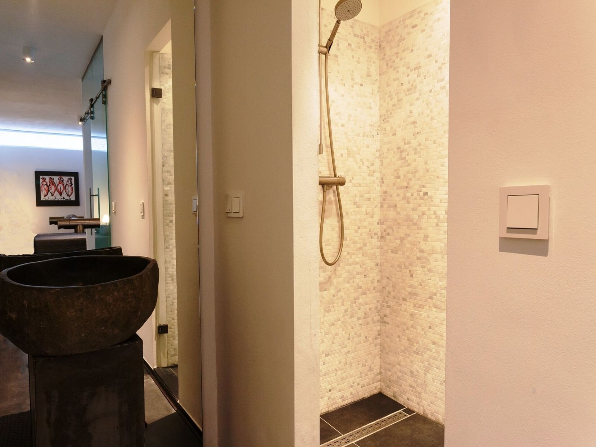 Betonnen Boshuis: wellnessvilla met privé spa op landgoed Bergvliet - foto 20