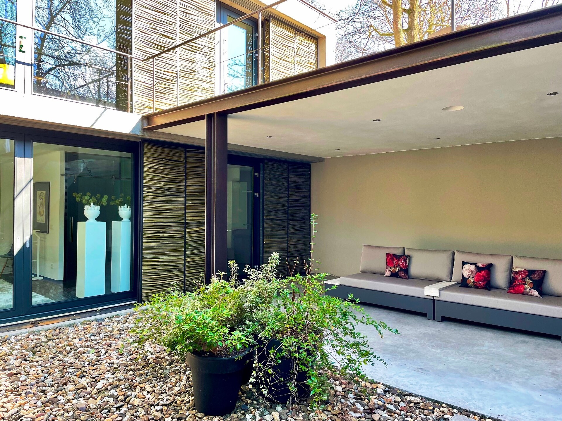 Betonnen Boshuis: wellnessvilla met privé spa op landgoed Bergvliet - foto 23