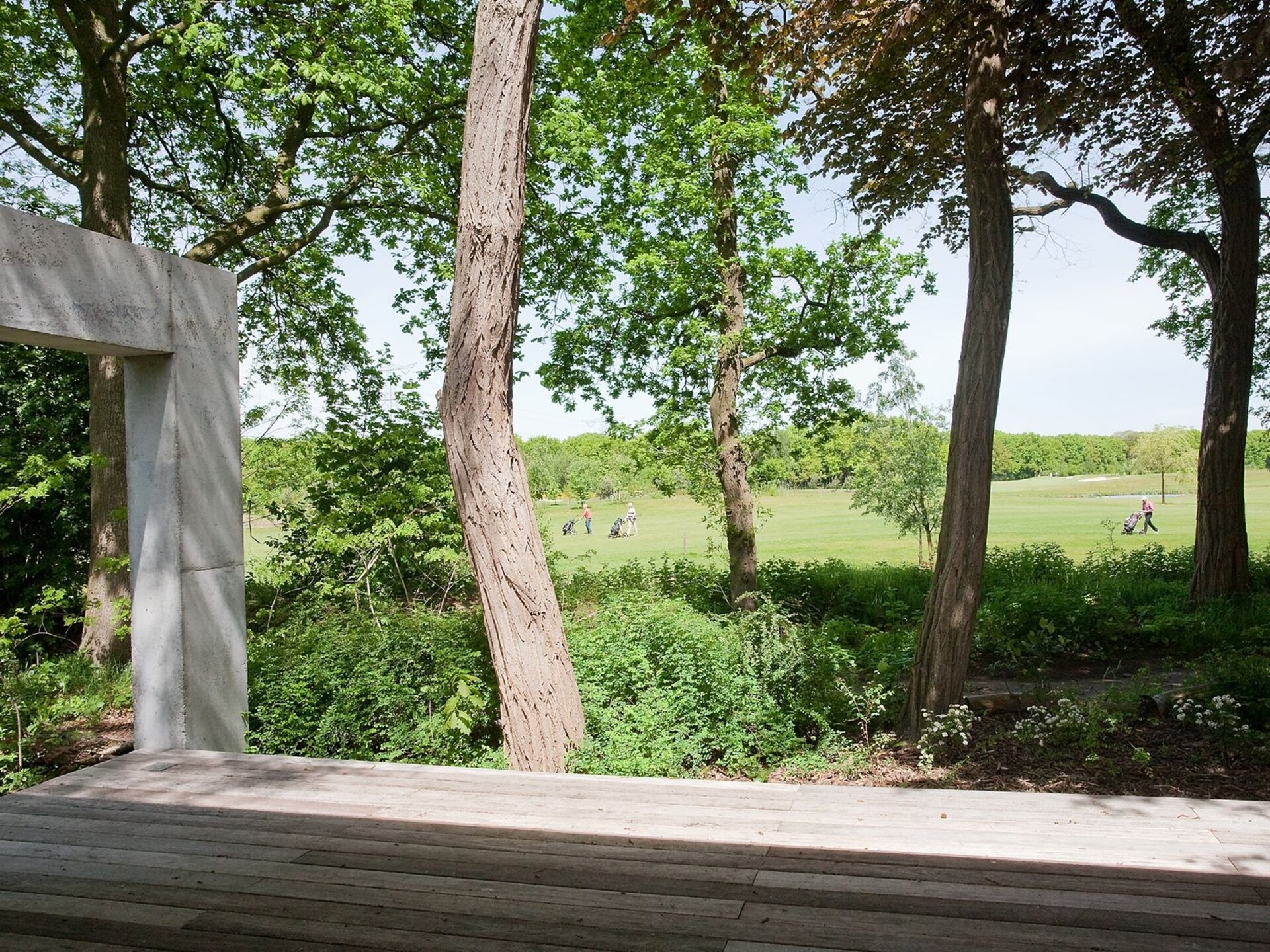 Betonnen Boshuis: wellnessvilla met privé spa op landgoed Bergvliet - foto 35