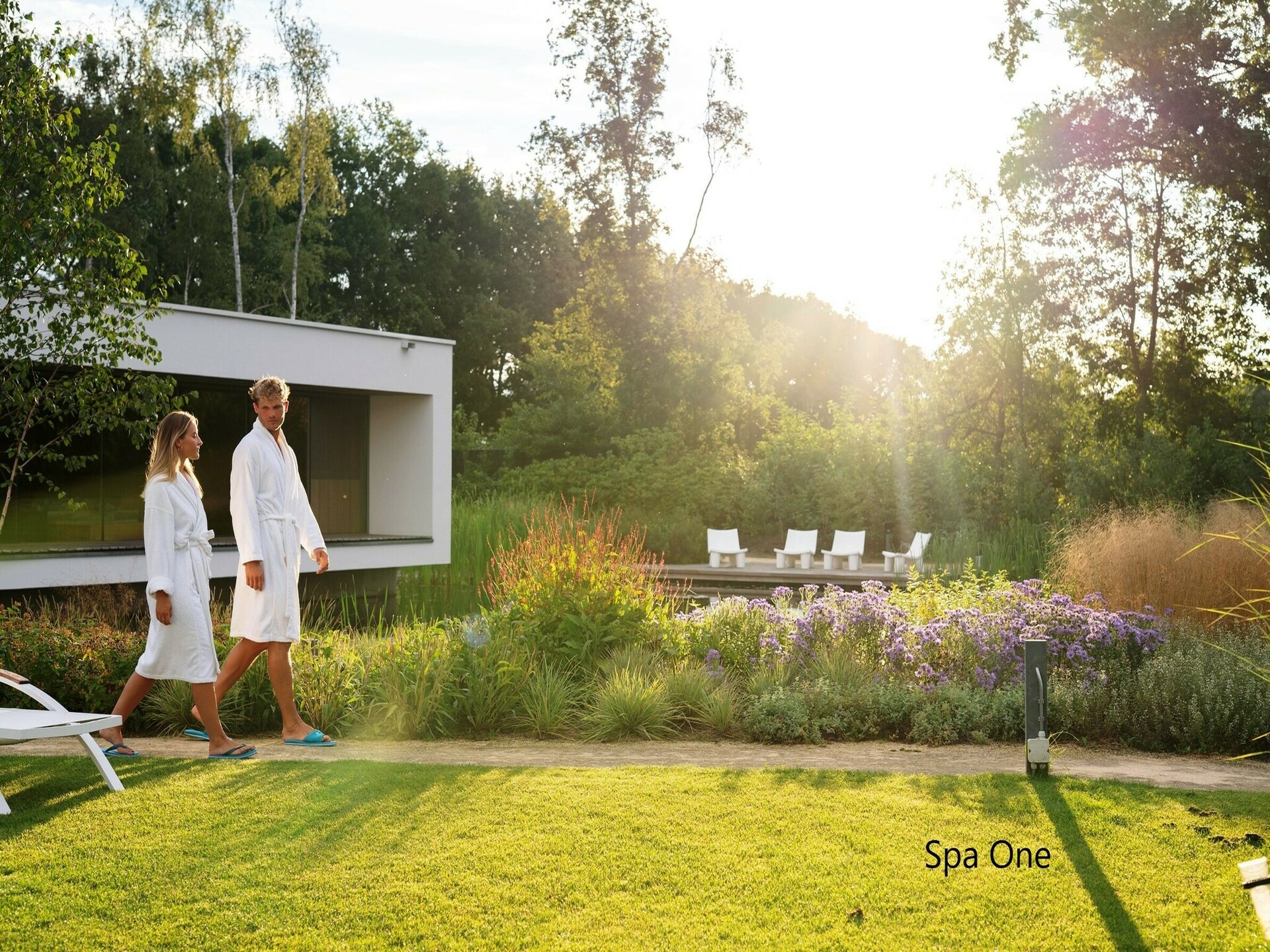 Betonnen Boshuis: wellnessvilla met privé spa op landgoed Bergvliet - foto 25